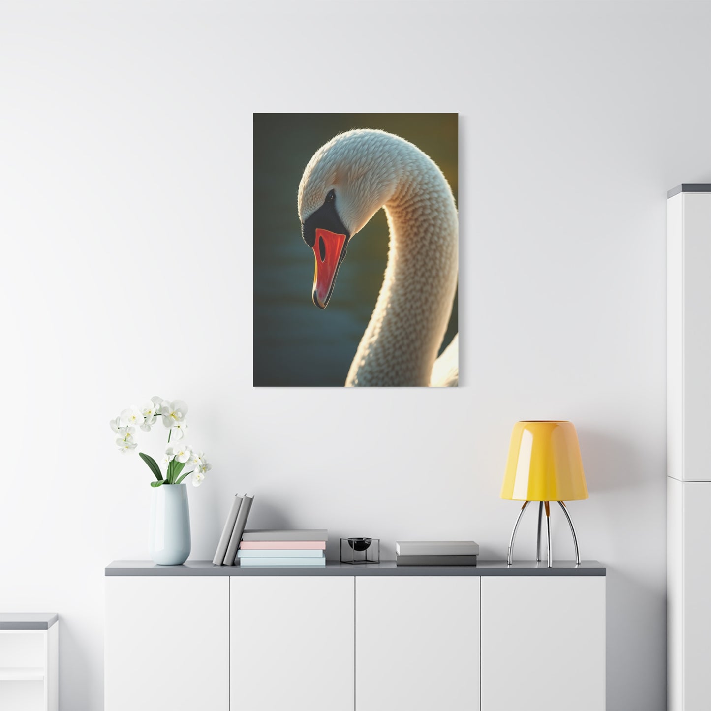 Swan Art Canvas Art 1 Wall Art & Canvas Print