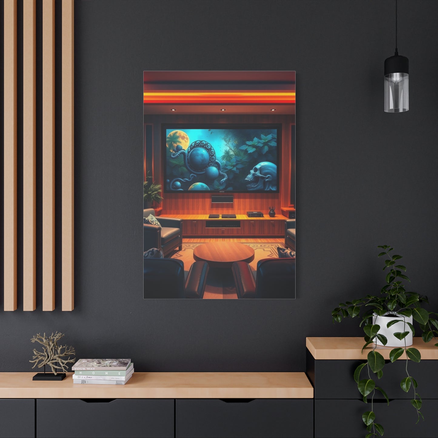 Masterpiece Home Theater Art Vision Wall Art & Canvas Print