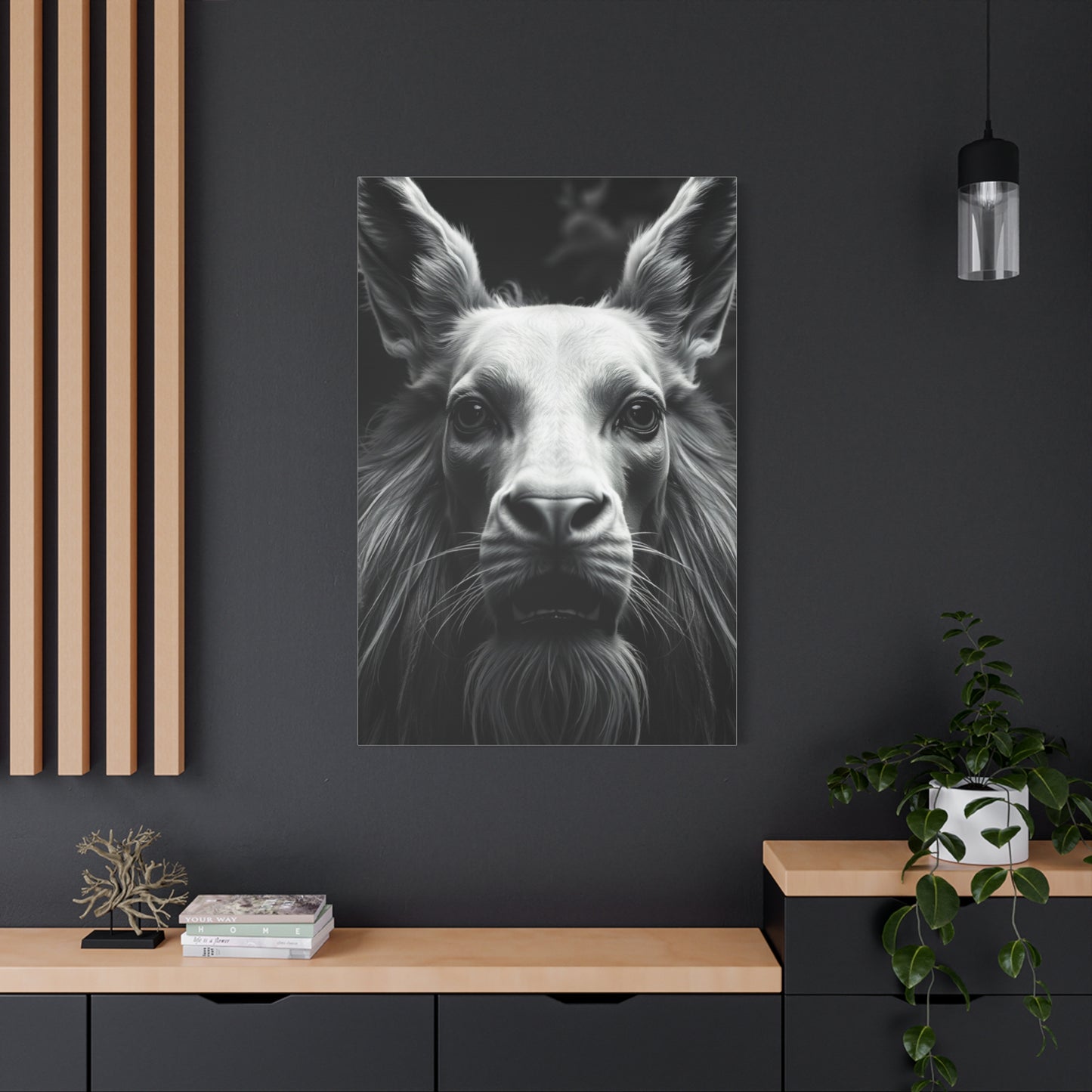 Veiled Silhouette Masterpiece Wall Art & Canvas Print