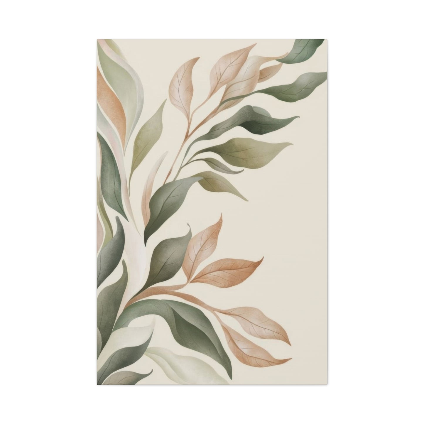 Plant Green Brown Earth Tones Wall Art & Canvas Prints