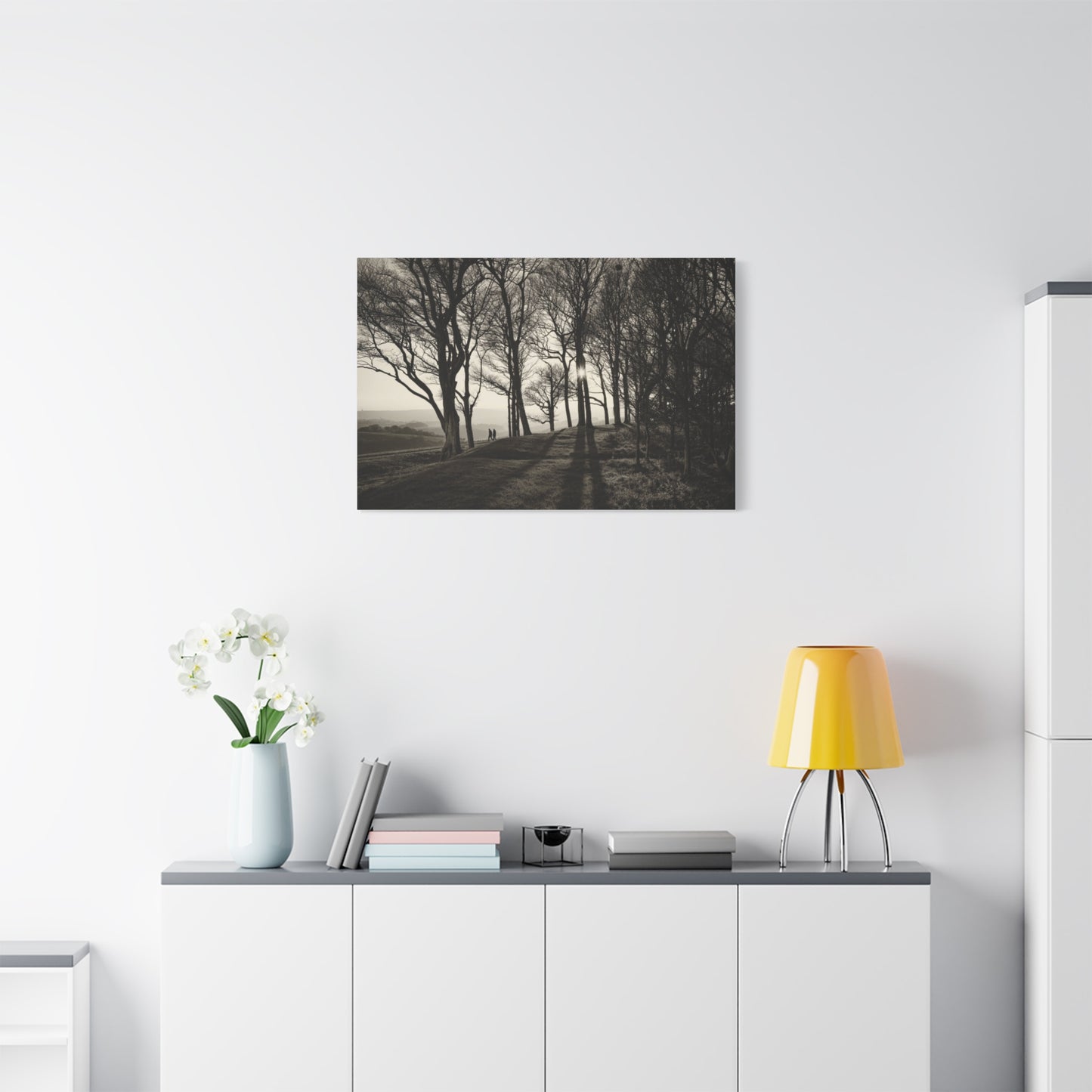 Forest Path at Dawn Wall Art & Canvas Prints