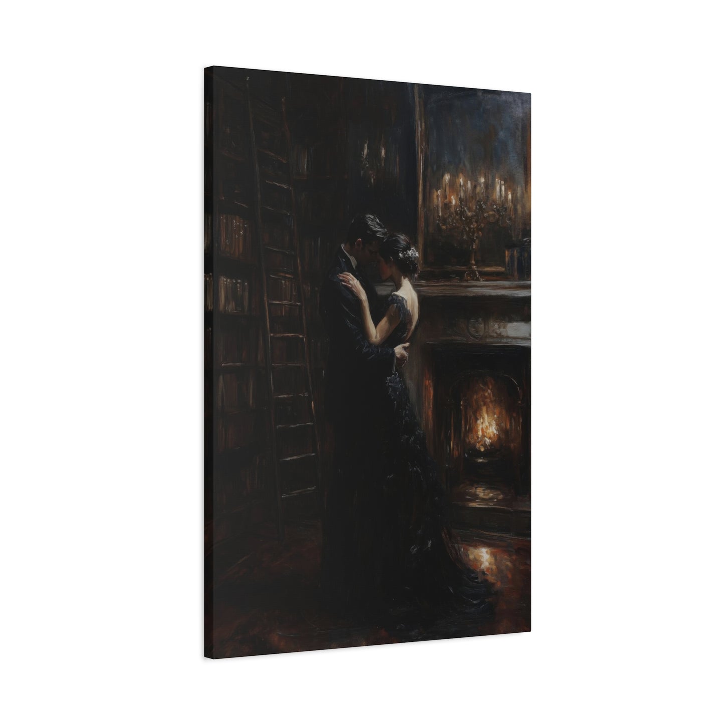 Dancing Couple Ballroom Dark Wall Art & Canvas Prints