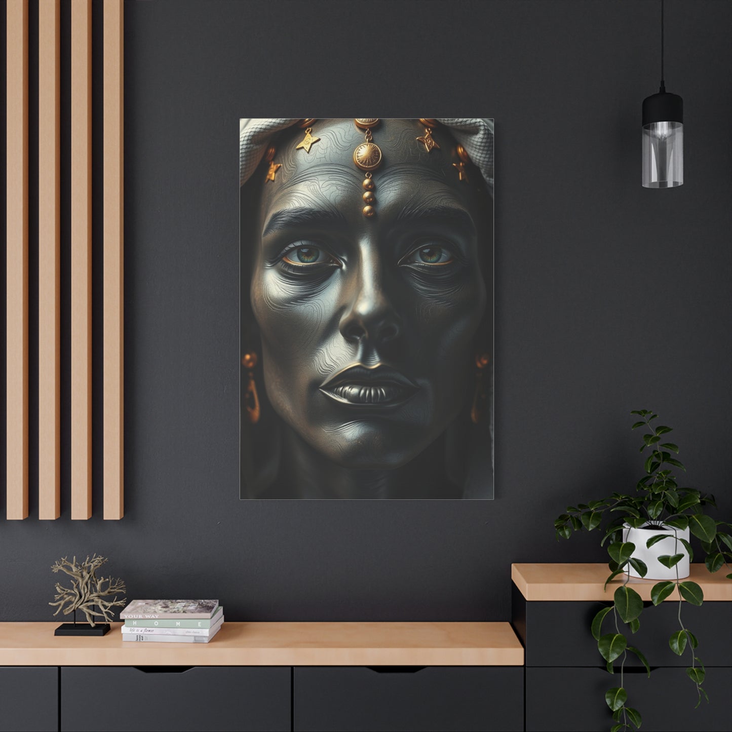 Elite Black White and Gold Art Vision Wall Art & Canvas Print