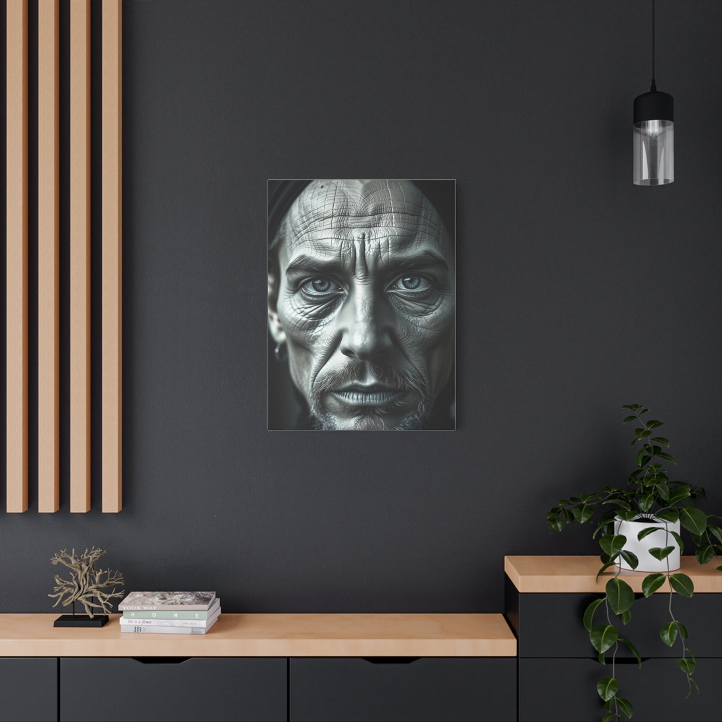 Charcoal Whisper Tapestry Wall Art & Canvas Print