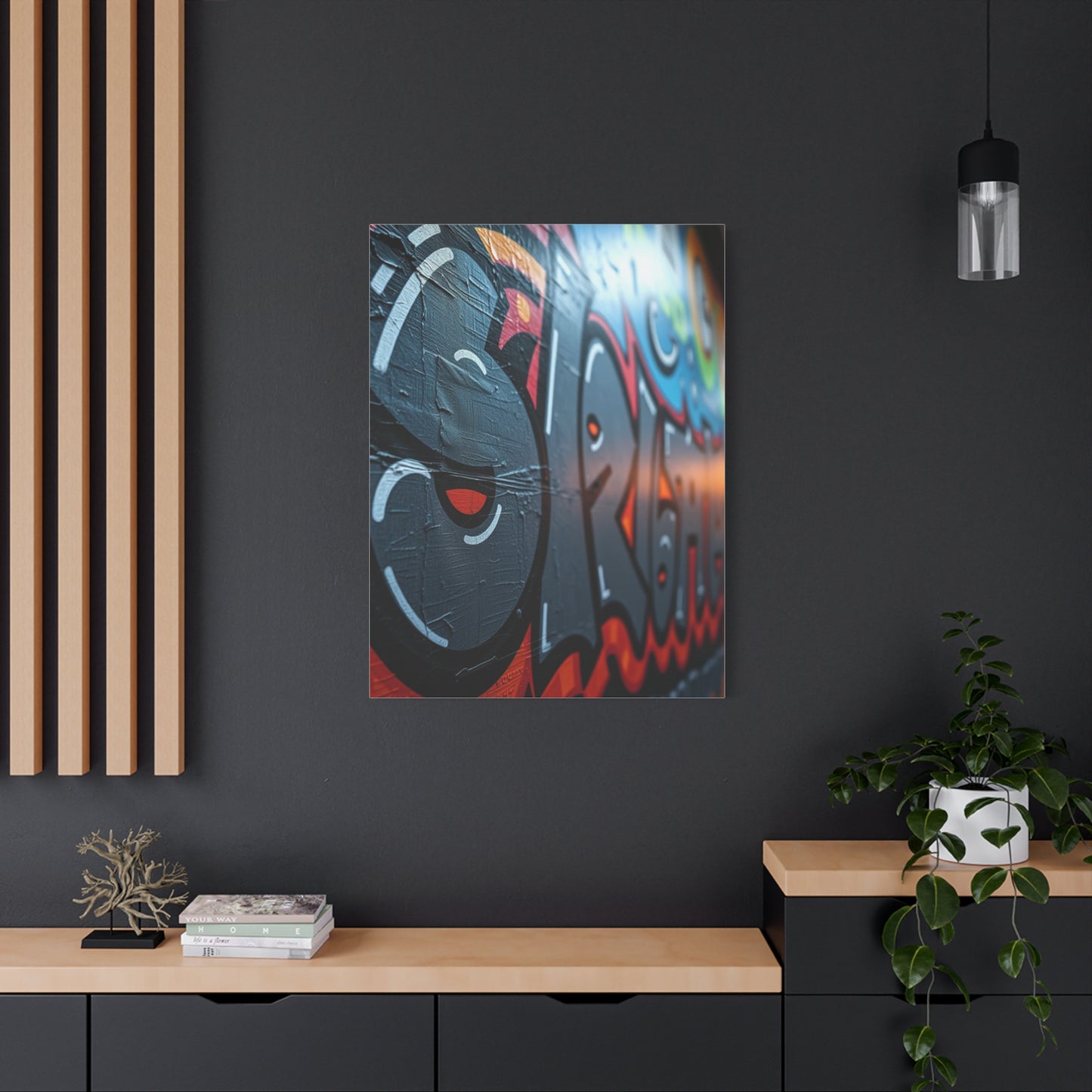 Vibrant Expression Panel Wall Art & Canvas Print