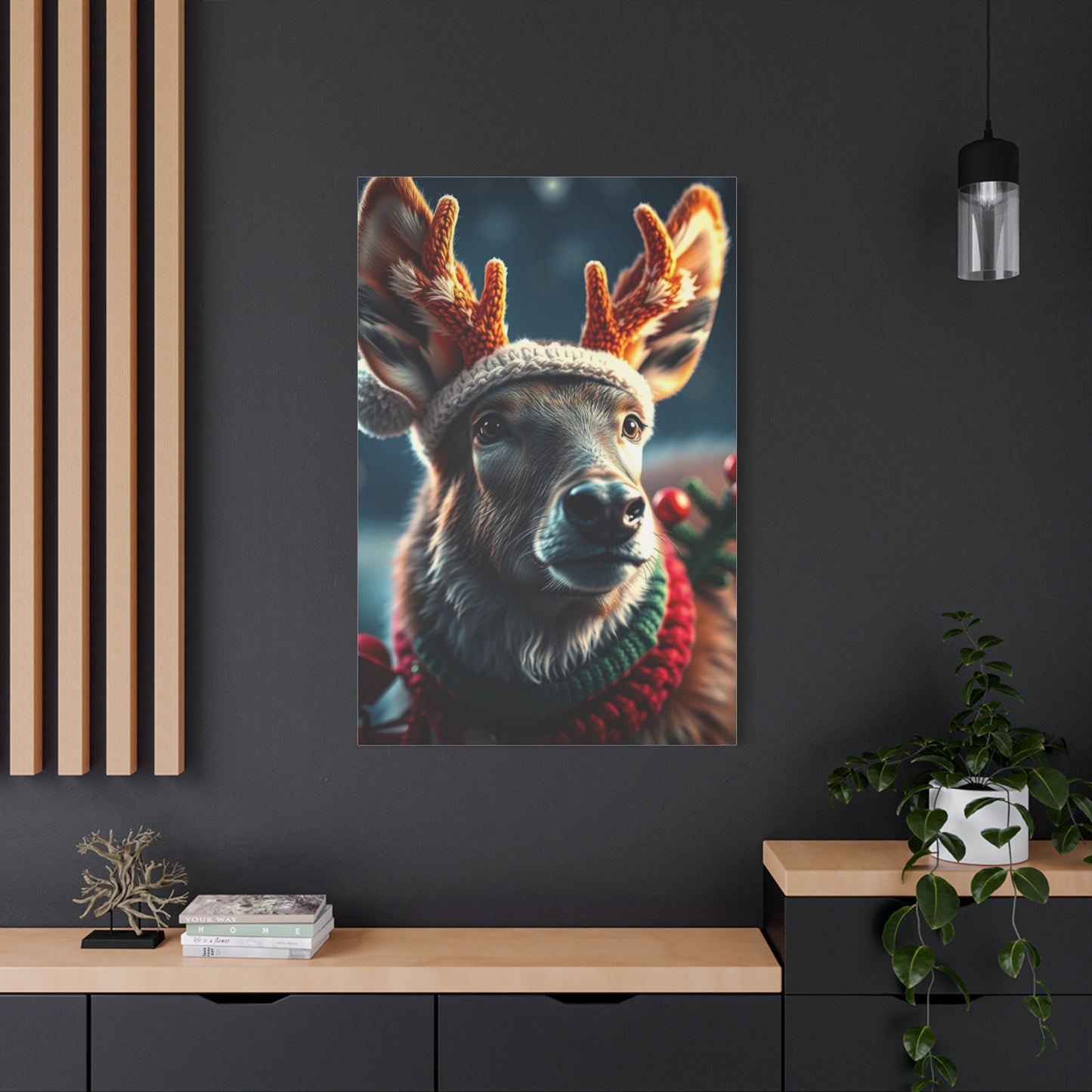 Festive Creature Tableau wall art & canvas print