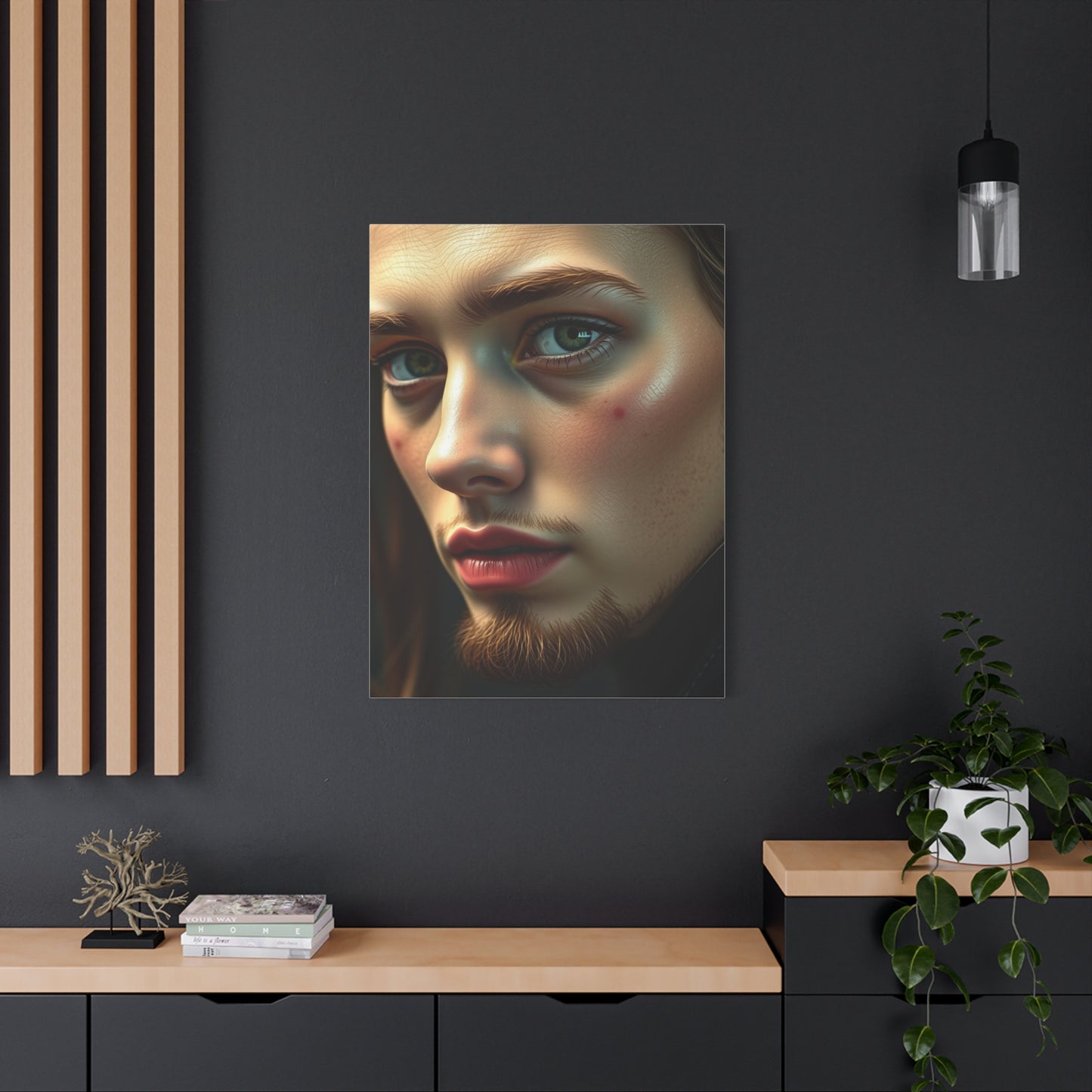 Luminous Brushstroke Masterpiece