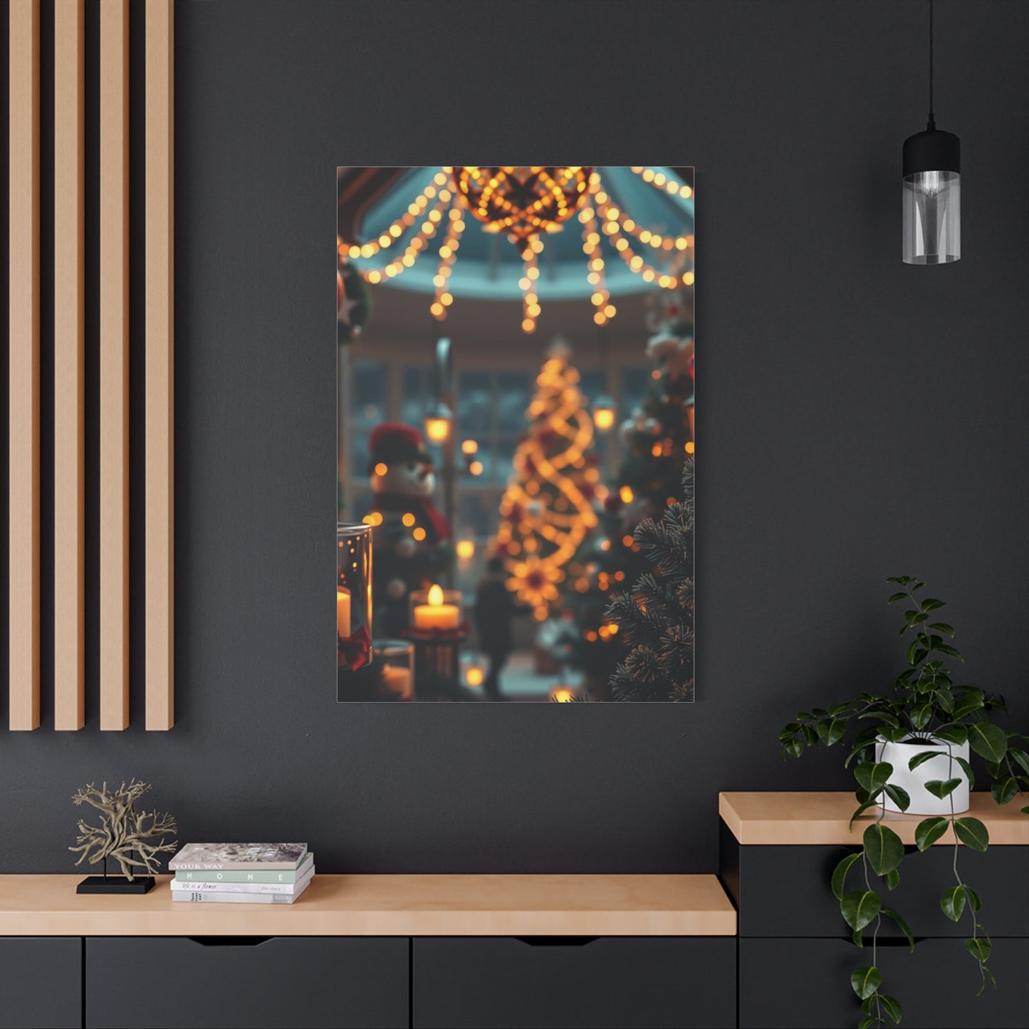Yuletide Elegance Canvas Wall Art & Canvas Print