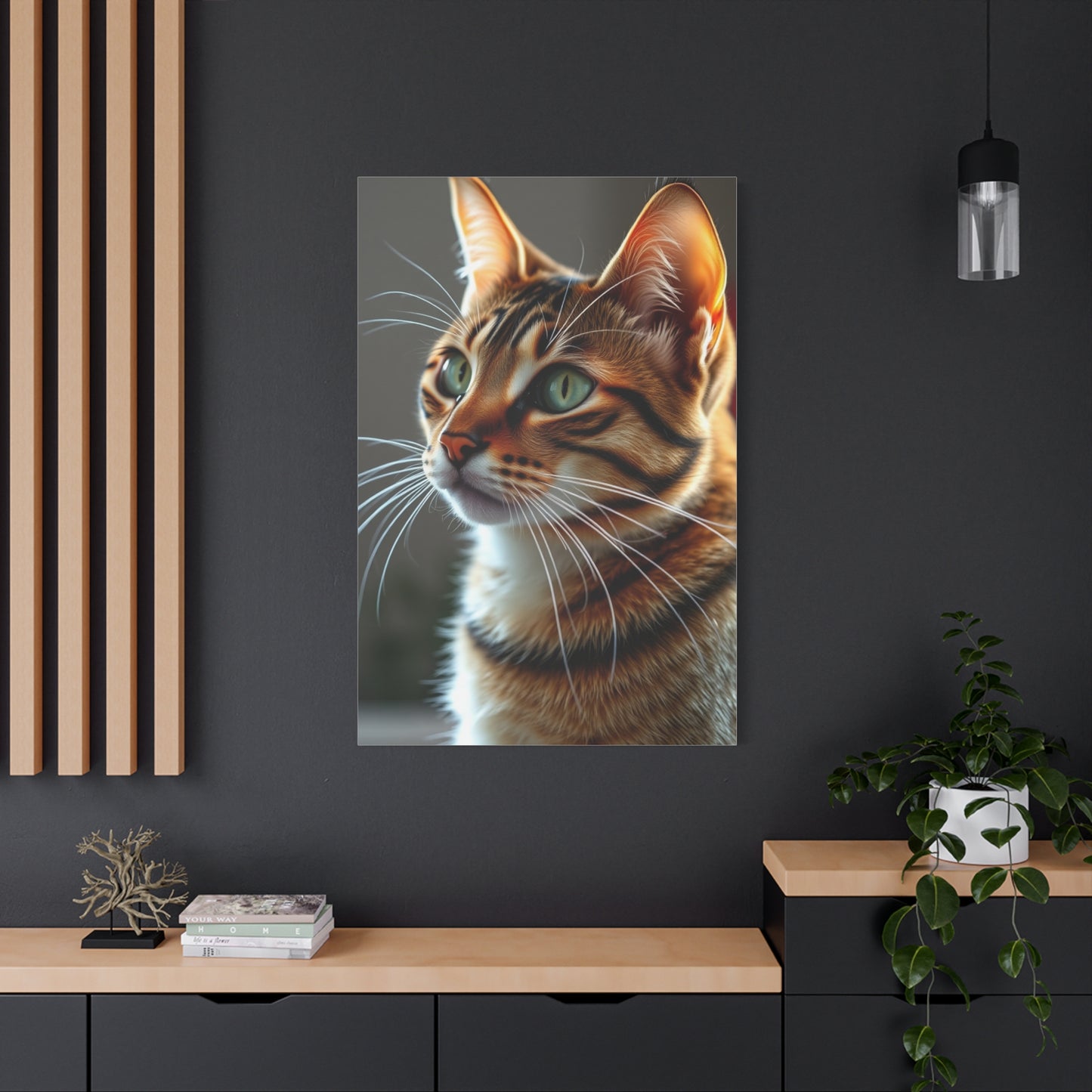 Supreme Tabby Cat Art Collection Wall Art & Canvas Print