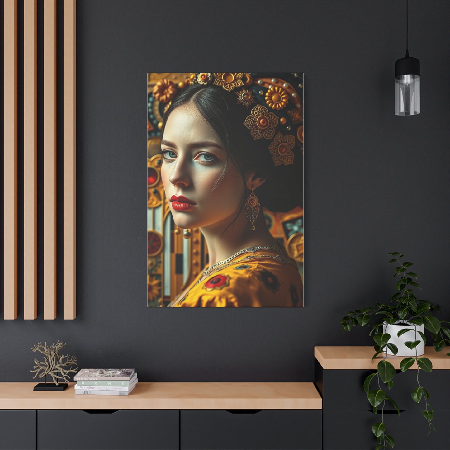 Ethereal Gold Tapestry