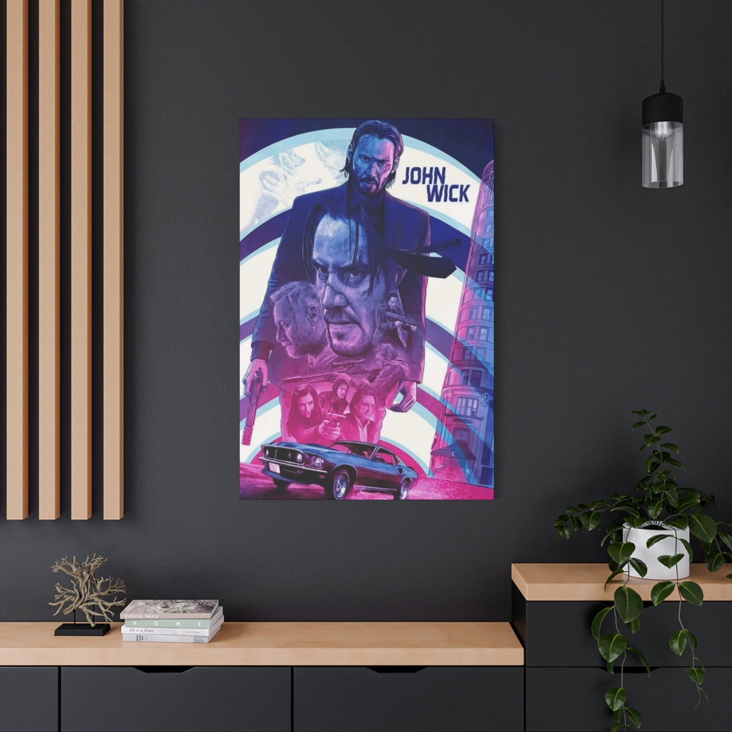 John Wick Movie Poster Wall Art & Canvas Prints