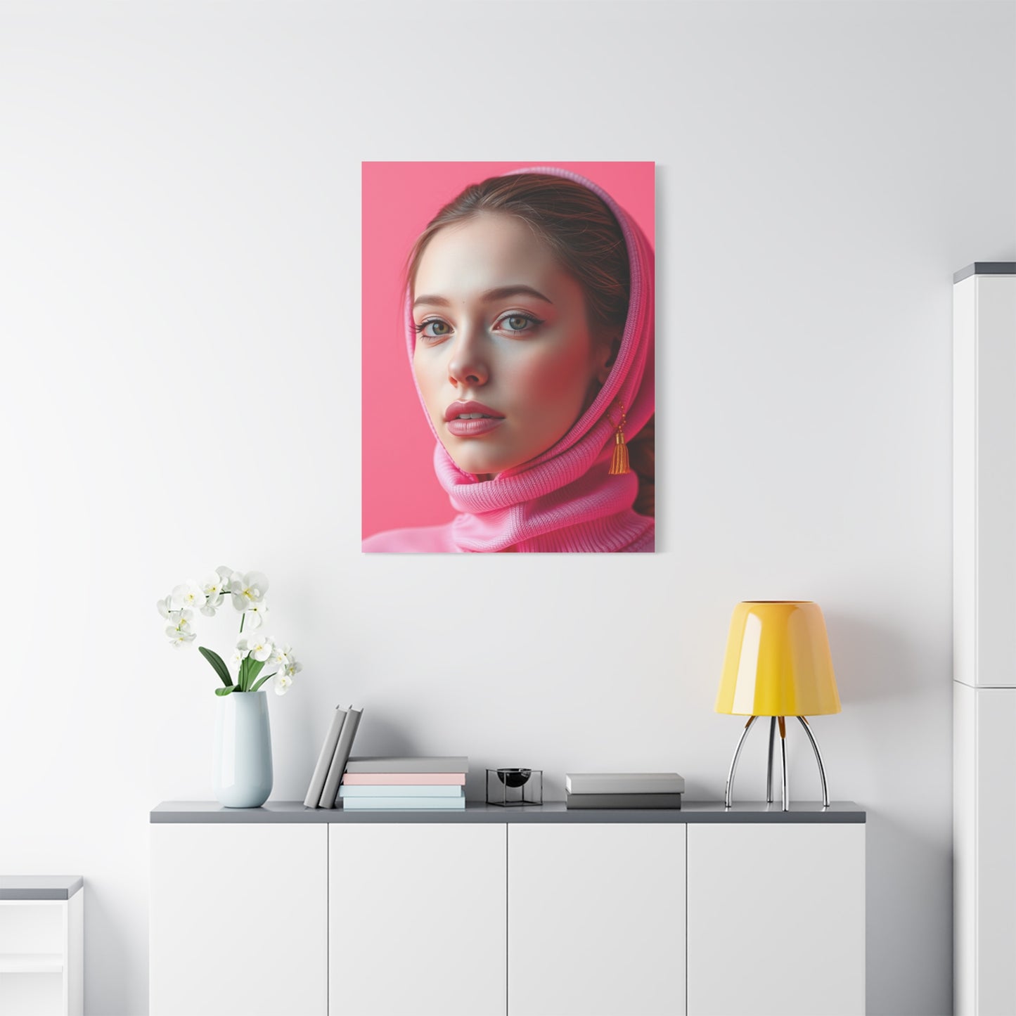 Pink Art Premium Canvas 19 Wall Art & Canvas Print