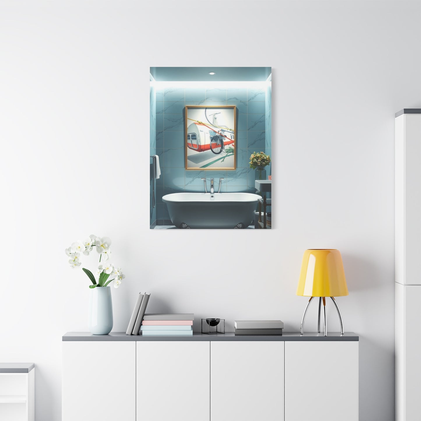 Majestic Bath Canvas Ensemble Wall Art & Canvas Print