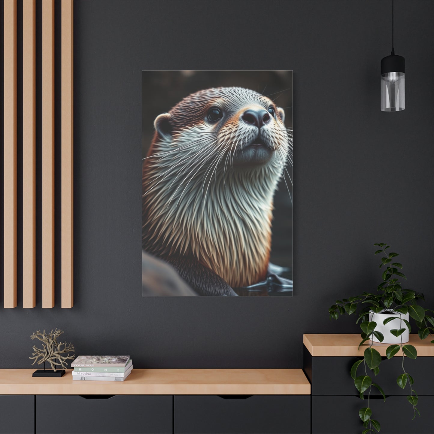 Supreme Otter Art Beautiful Collection Wall Art & Canvas Print