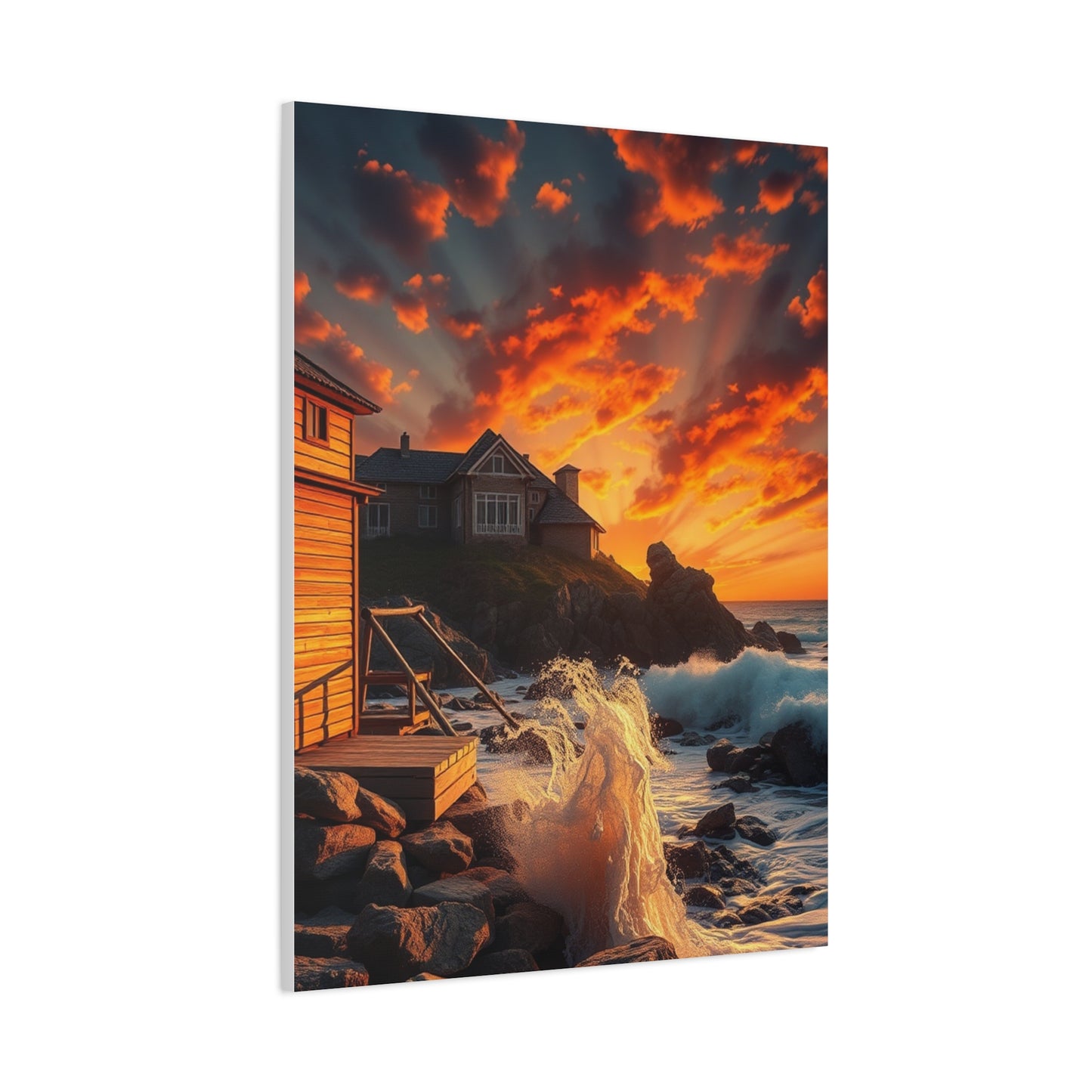 Tidal Tranquility Creation Wall Art & Canvas Print