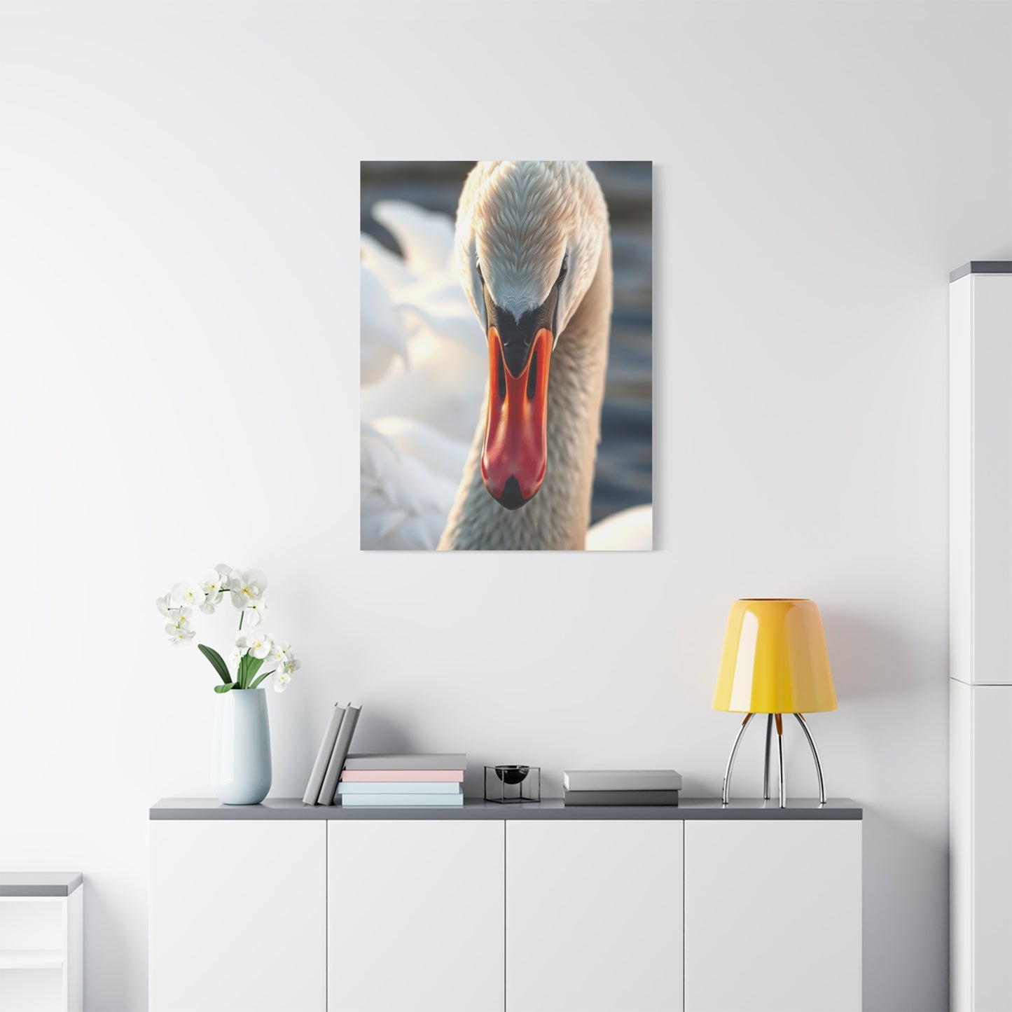 Swan Art Canvas Art 4 Wall Art & Canvas Print