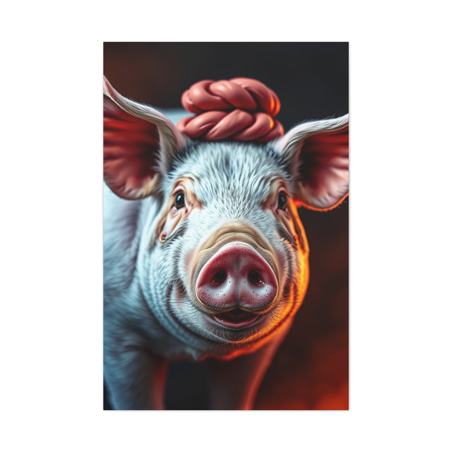 Pig Art Canvas Art 7 Wall Art & Canvas Print