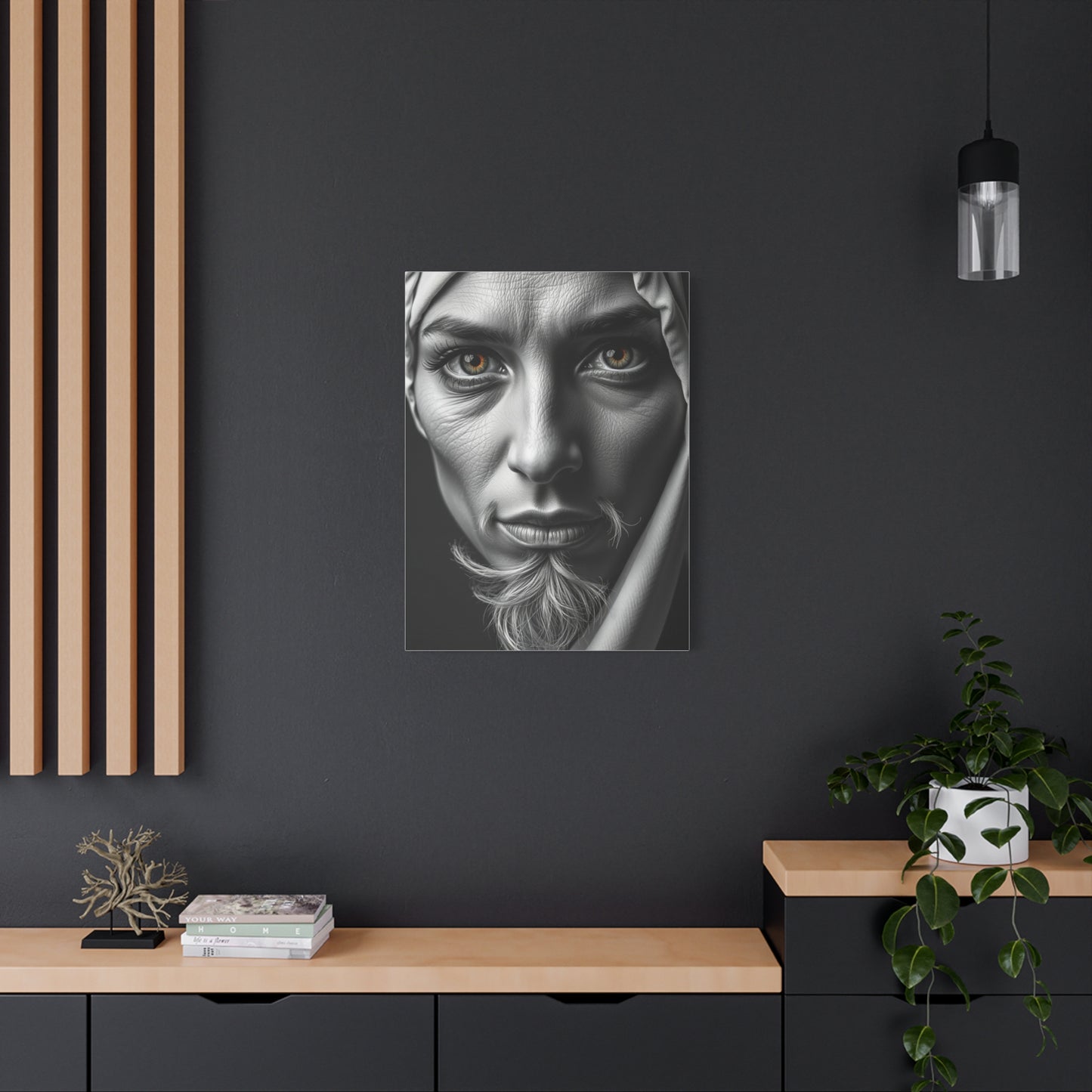 Chic Dichotomy Canvas Wall Art & Canvas Print