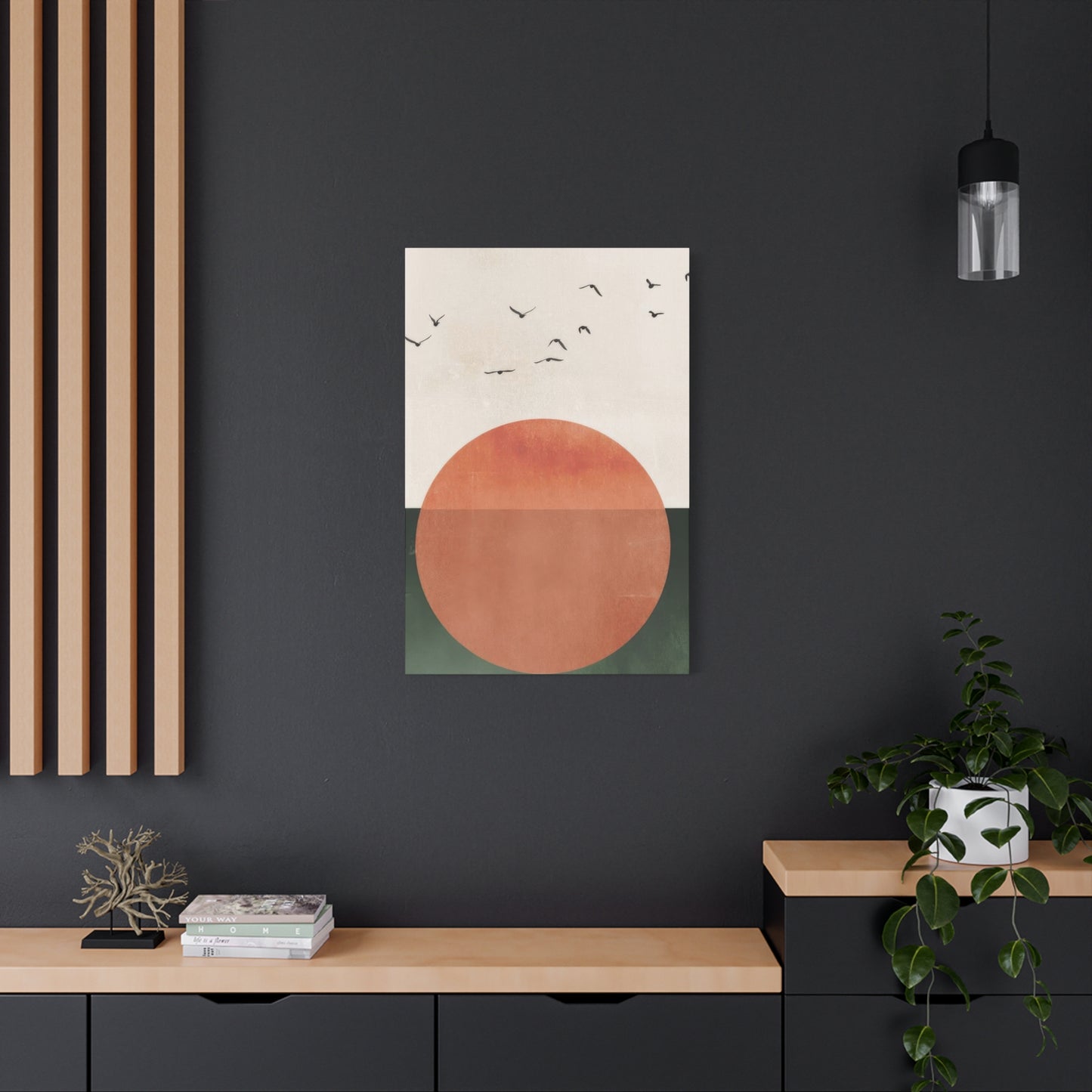 Abstract Sunset Earthy Wall Art & Canvas Prints