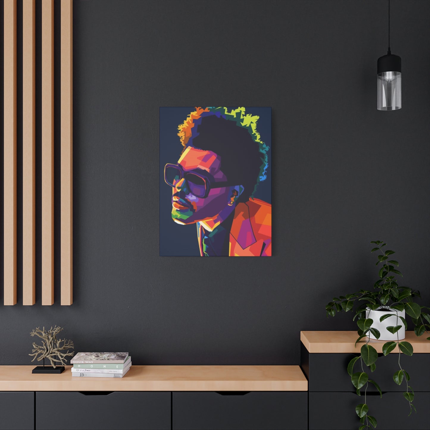 An Abstract Portrait Of The Weeknd Wall Art & Canvas Prints