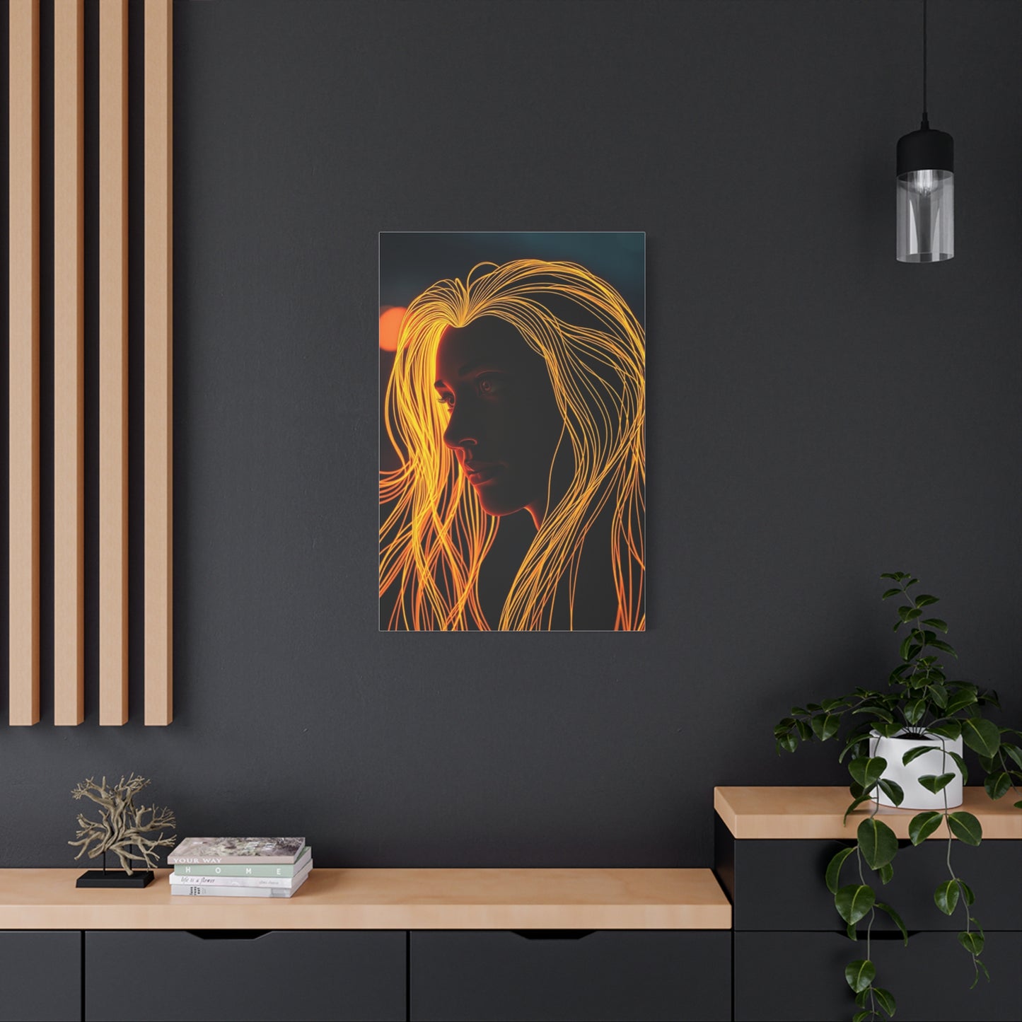 Minimalist Lineage Canvas