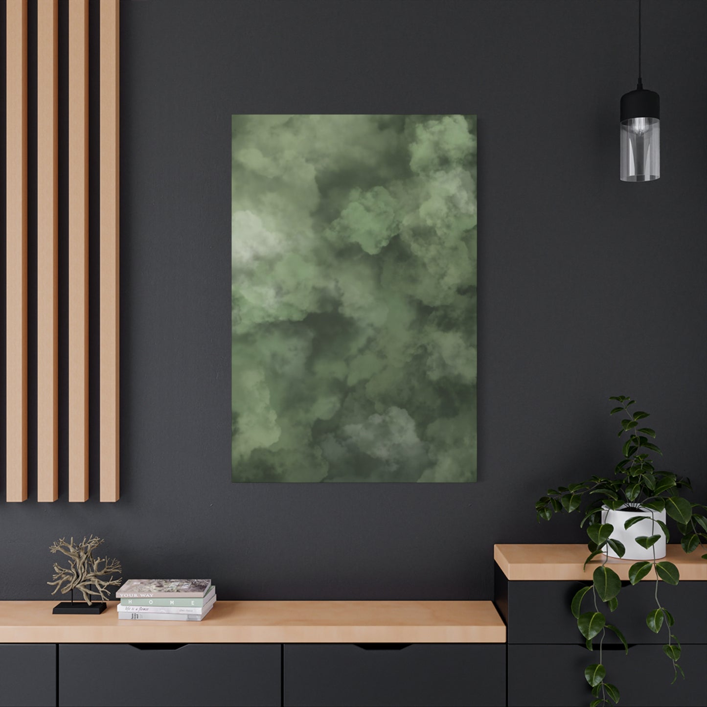 Olive Green Smoke Prints Wall Art & Canvas Prints