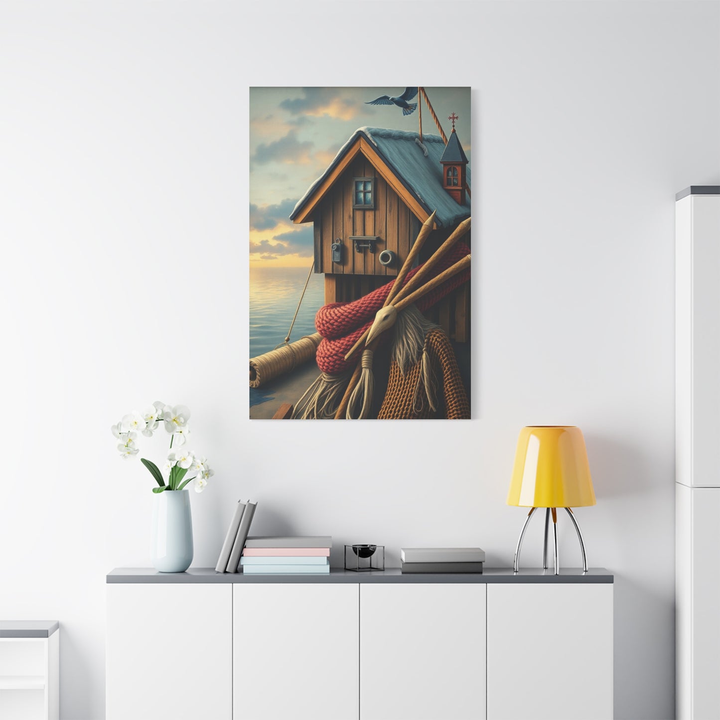Fjord Serenity Masterpiece Wall Art & Canvas Print