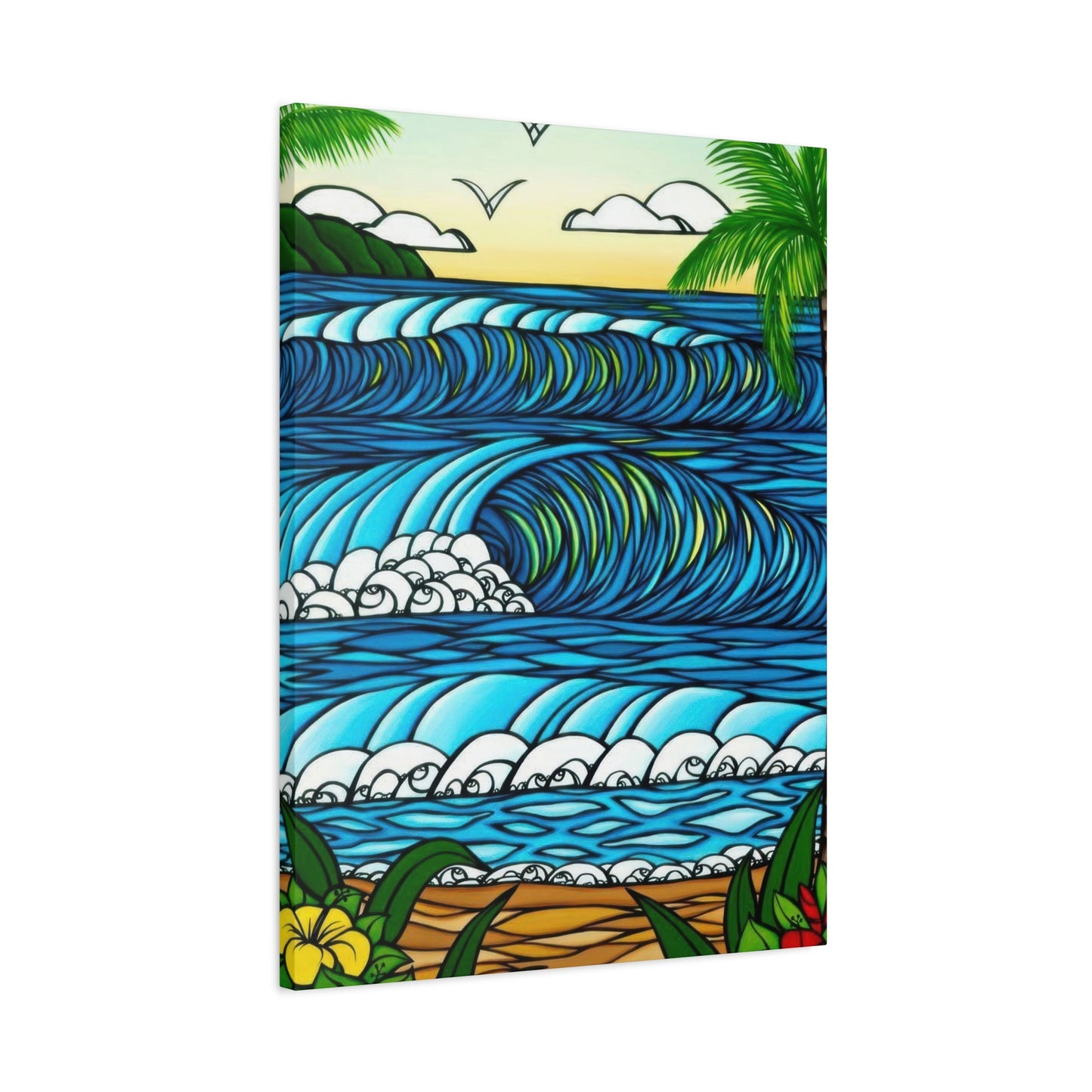 Hawaiian Waves Wall Art & Canvas Prints