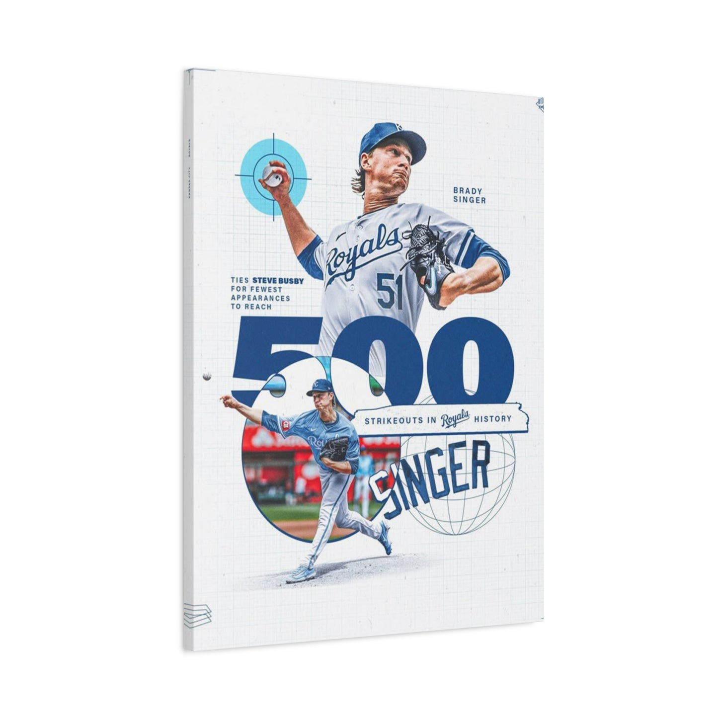 Brady Singer Poster Wall Art & Canvas Prints