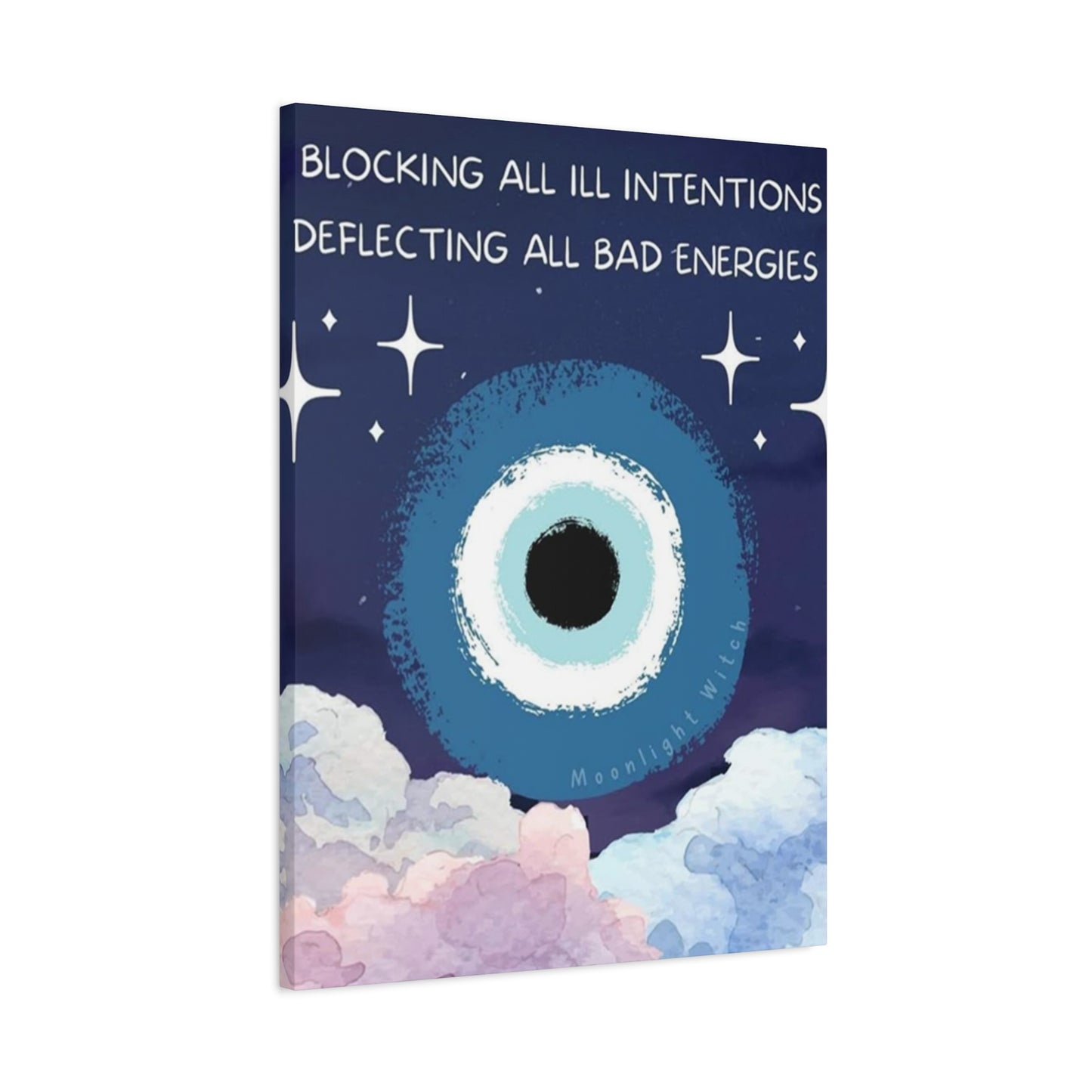 Blocking All Bad Vibes Poster Wall Art & Canvas Prints
