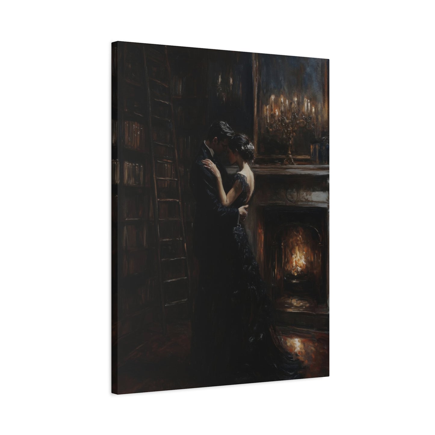 Dancing Couple Ballroom Dark Wall Art & Canvas Prints