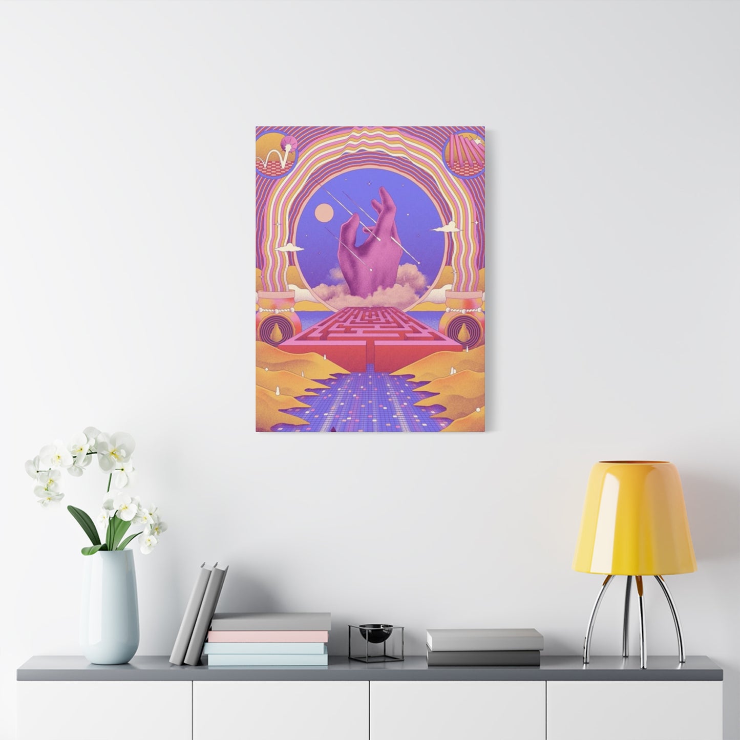 Hand Colorful Wall Art & Canvas Prints