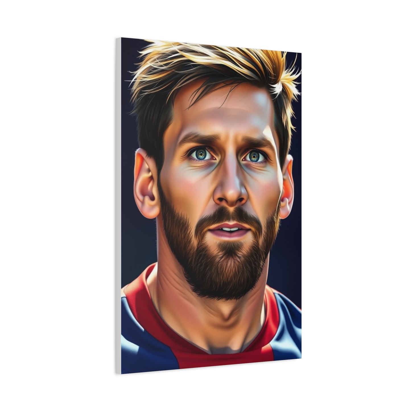 Lionel Messi Illustration Art Premium Canvas 19 Wall Art & Canvas Print