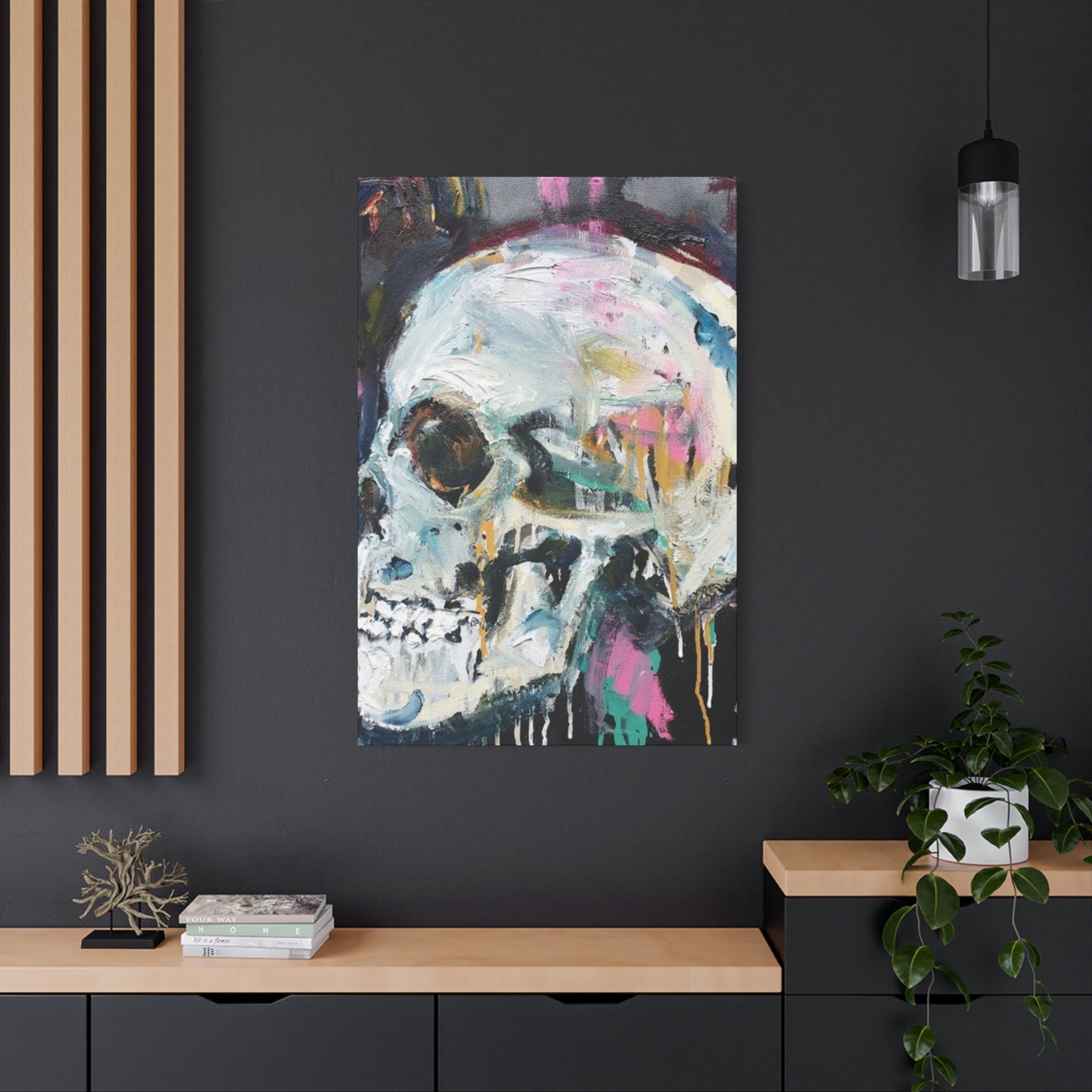 Skull Painting Wall Art & Canvas Prints