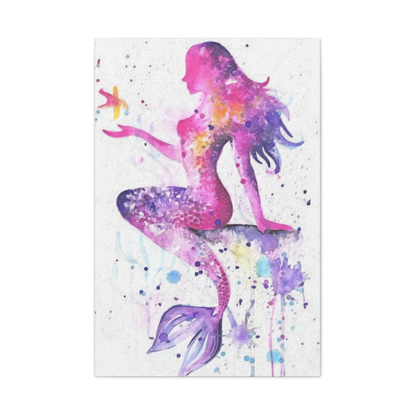 Colorful Mermaid Wall Art & Canvas Prints
