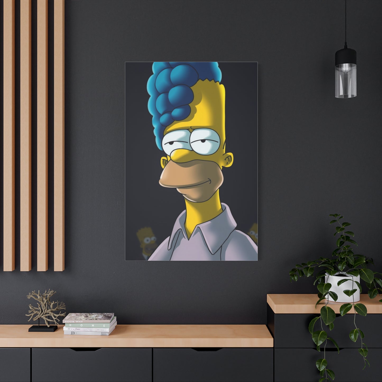 Vision The Simpsons Art Art Wall Art & Canvas Print