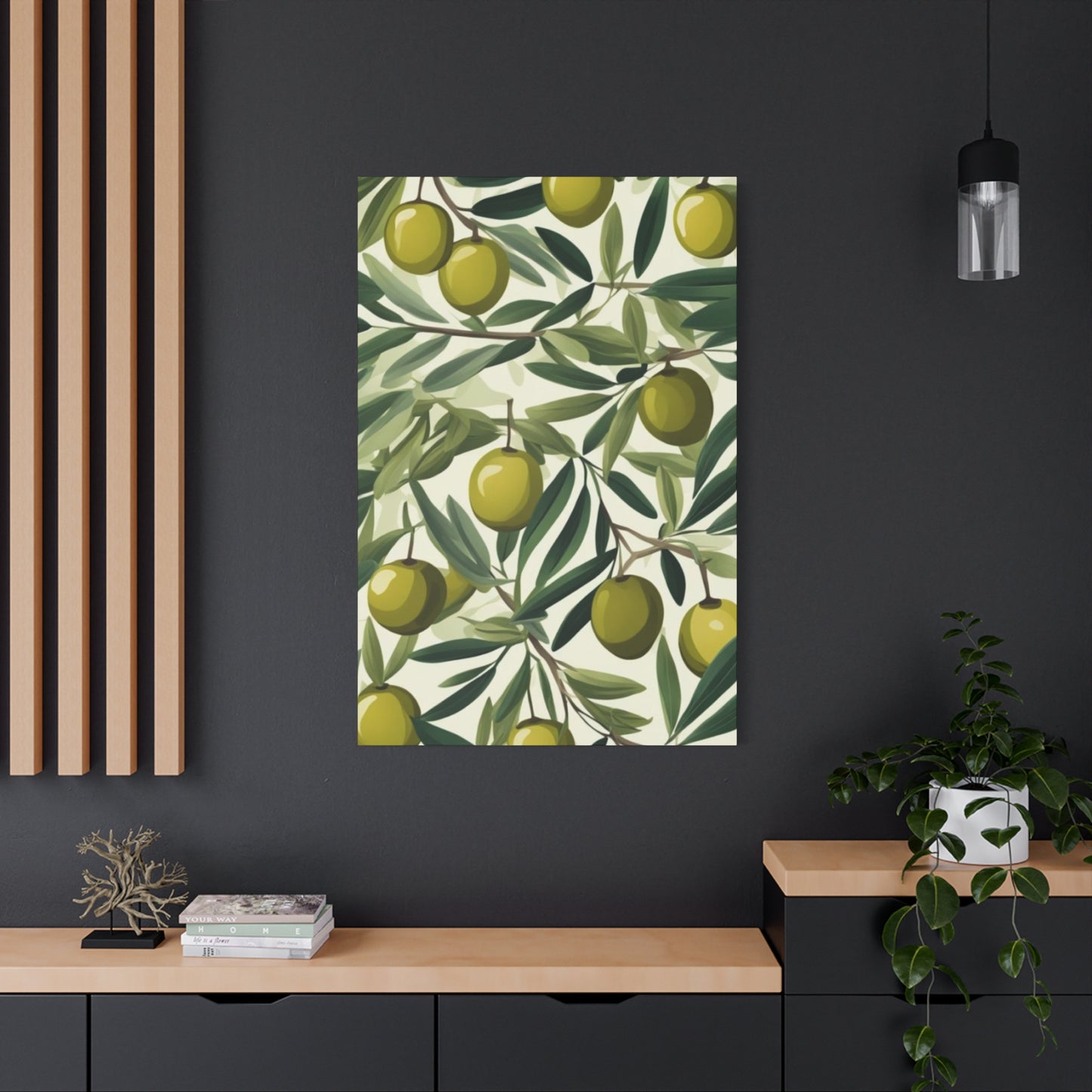 Olive Green Fruits Wall Art & Canvas Prints