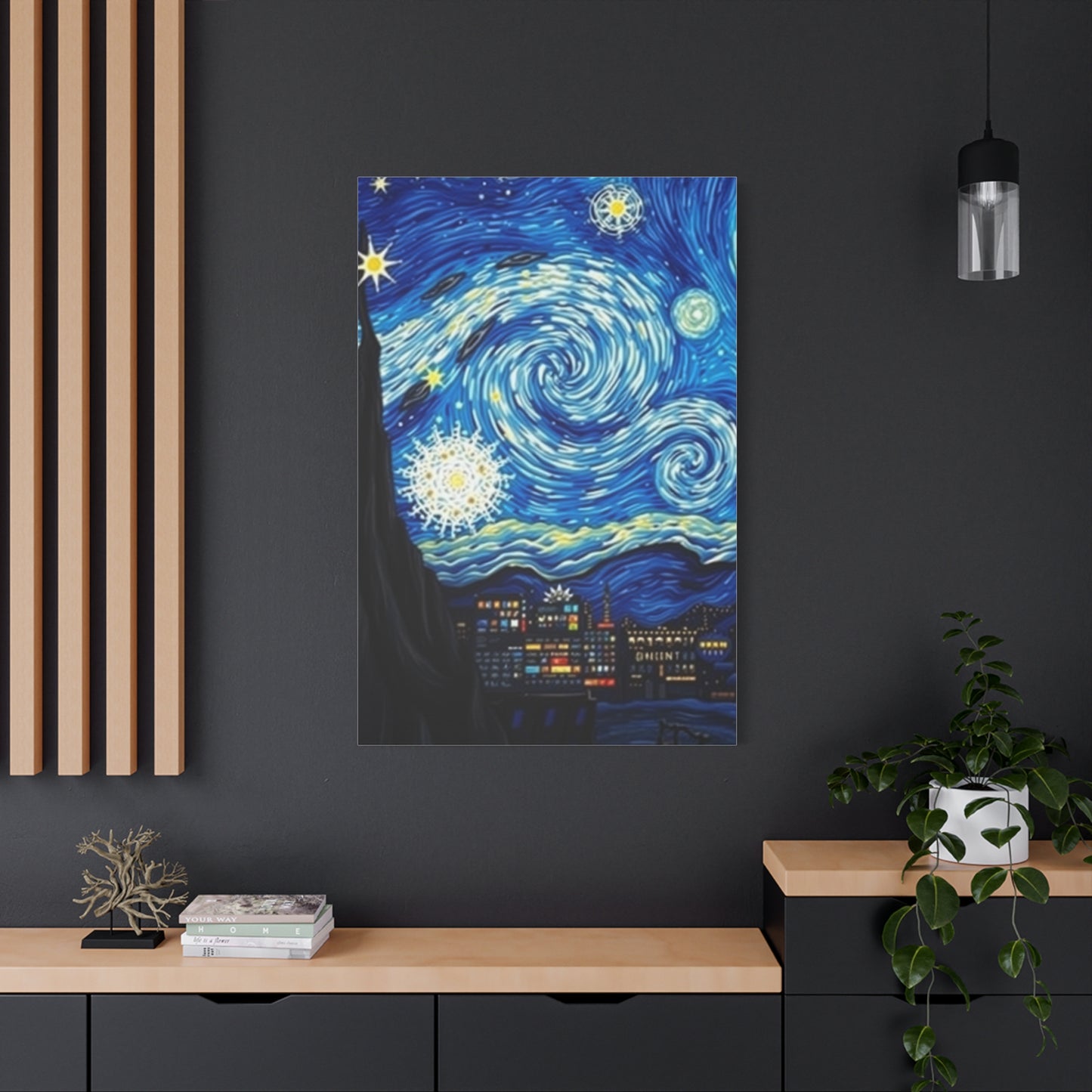 The Starry Night Canvas Art Canvas Art 4 Wall Art & Canvas Print
