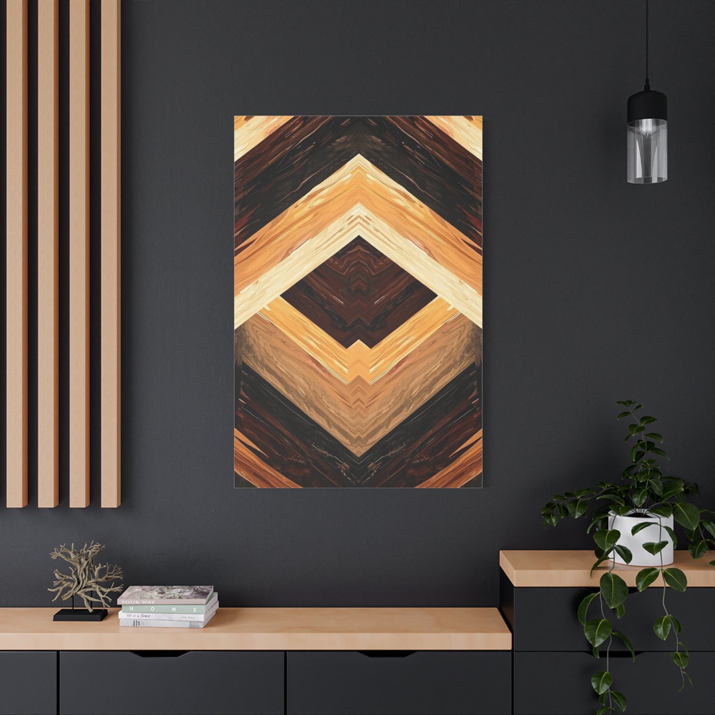 Chevron Pattern Art Supreme Gallery Wall Art & Canvas Print
