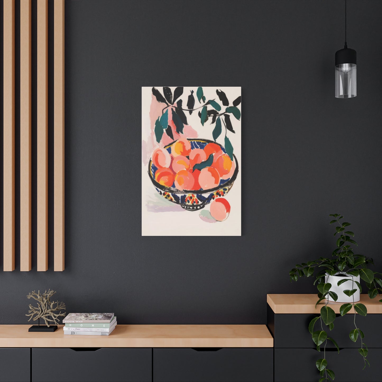 Peach Bowl Wall Art & Canvas Prints