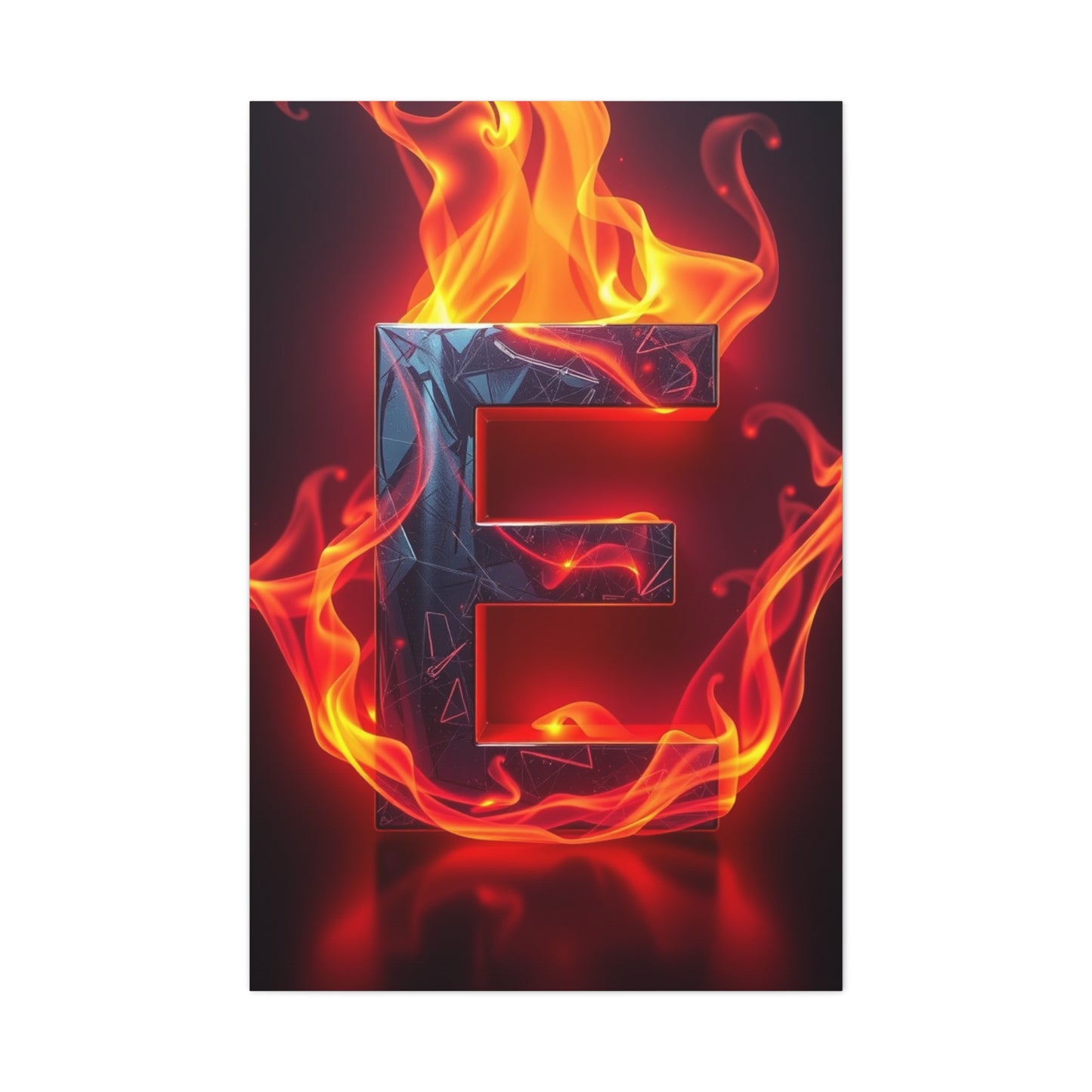 The Letter E - Art Canvas Art 5 Wall Art & Canvas Print