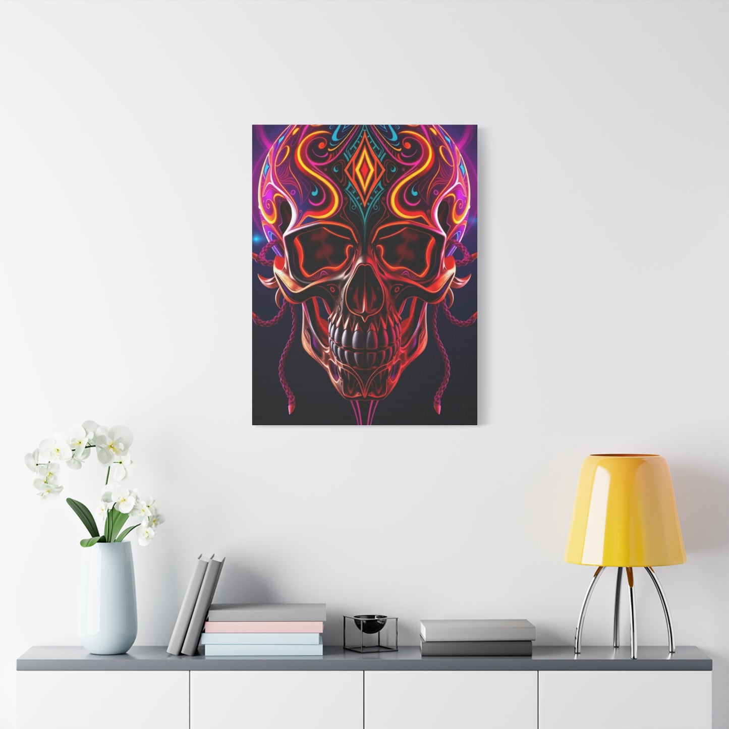 Opulent Skull Phantasm Wall Art & Canvas Print