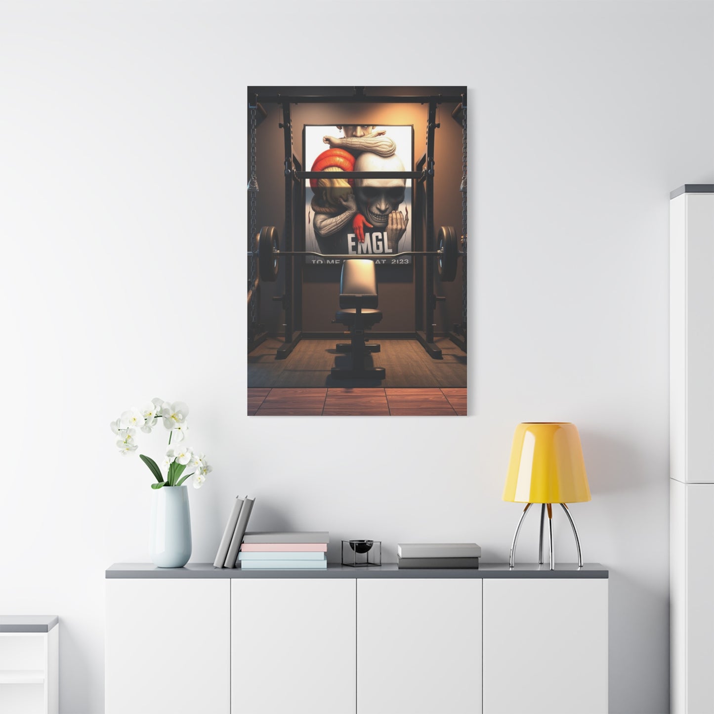 Refined Gym Inspiration Art Wall Art & Canvas Print