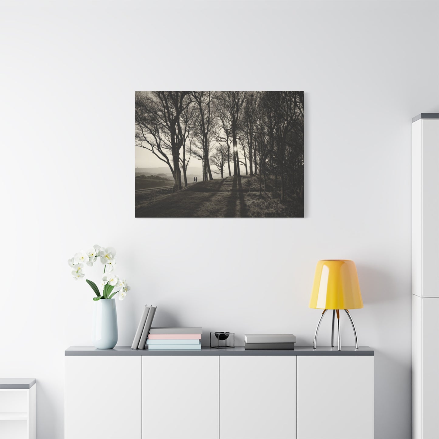 Forest Path at Dawn Wall Art & Canvas Prints