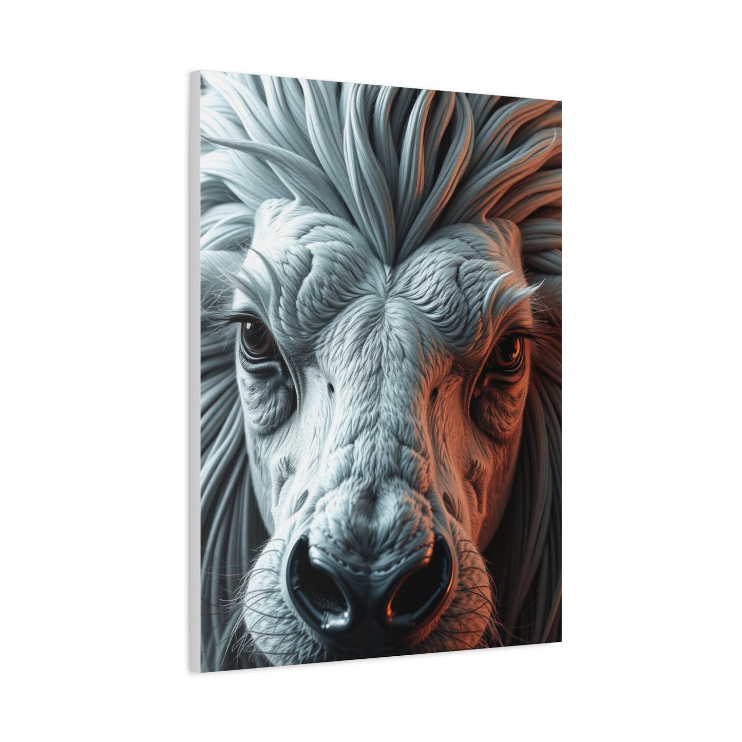 Gray & White Art Canvas Art 2 Wall Art & Canvas Print
