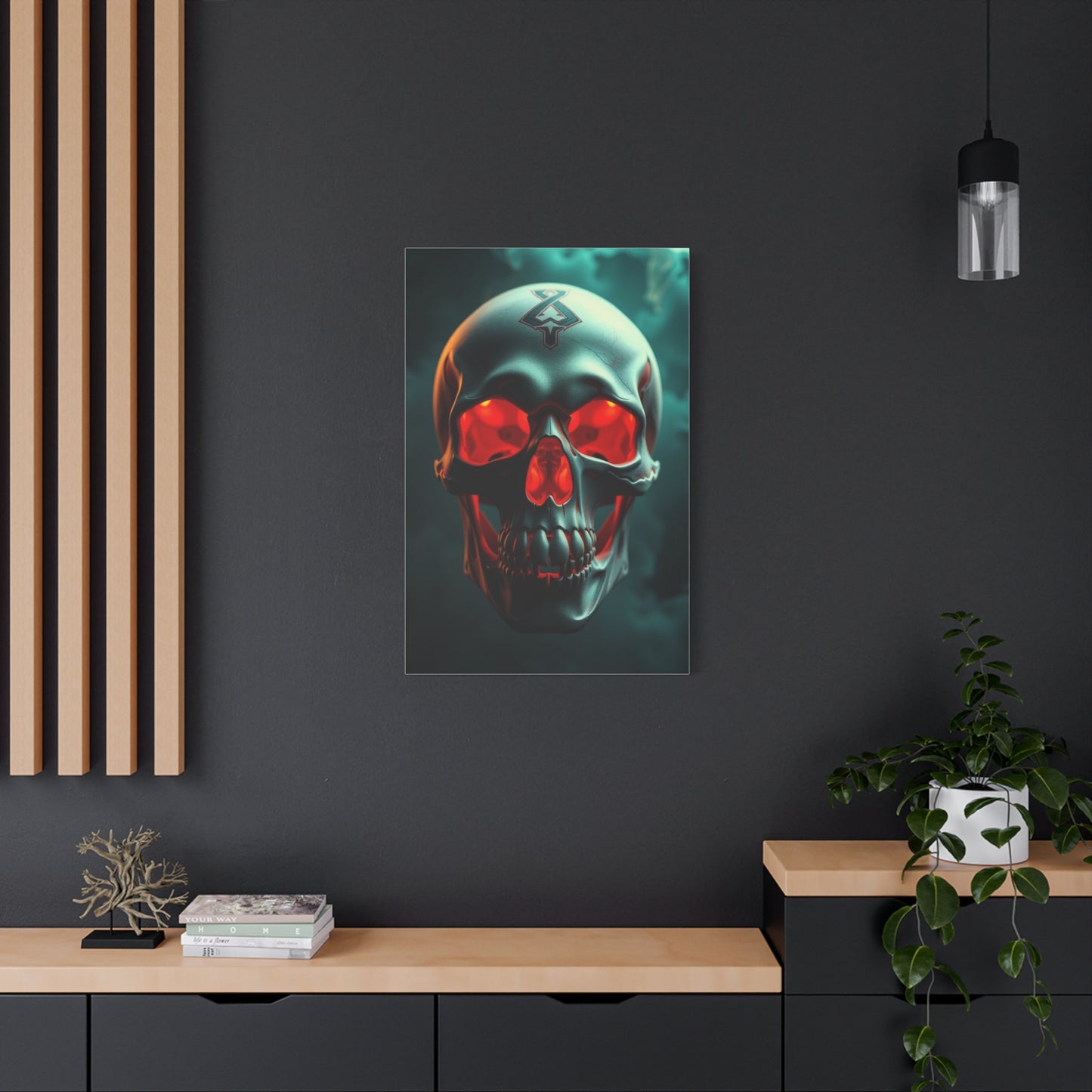 Ethereal Skull Symphony Wall Art & Canvas Print