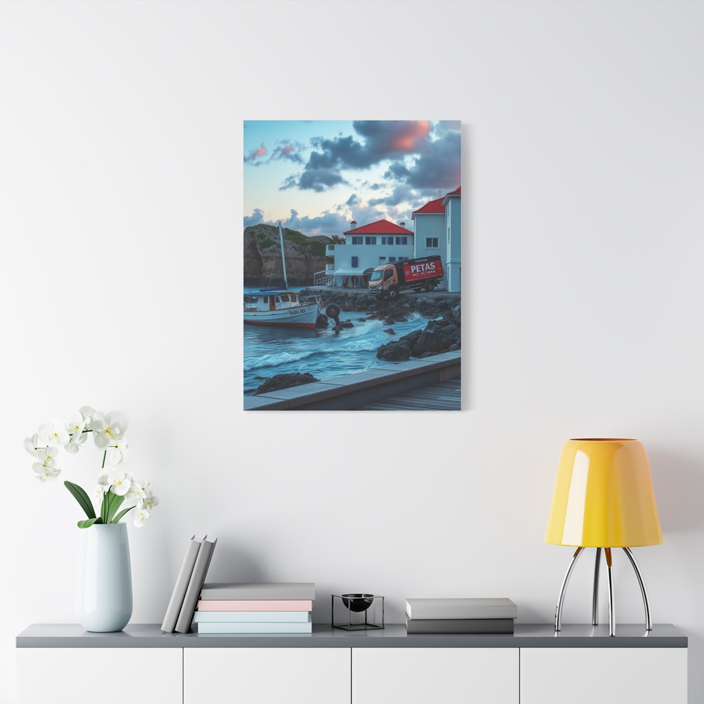 Modern Coastal Art Premium Canvas 20 Wall Art & Canvas Print