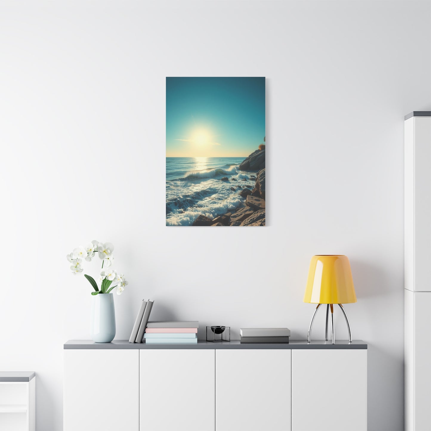 Azure Tides Masterpiece Wall Art & Canvas Print