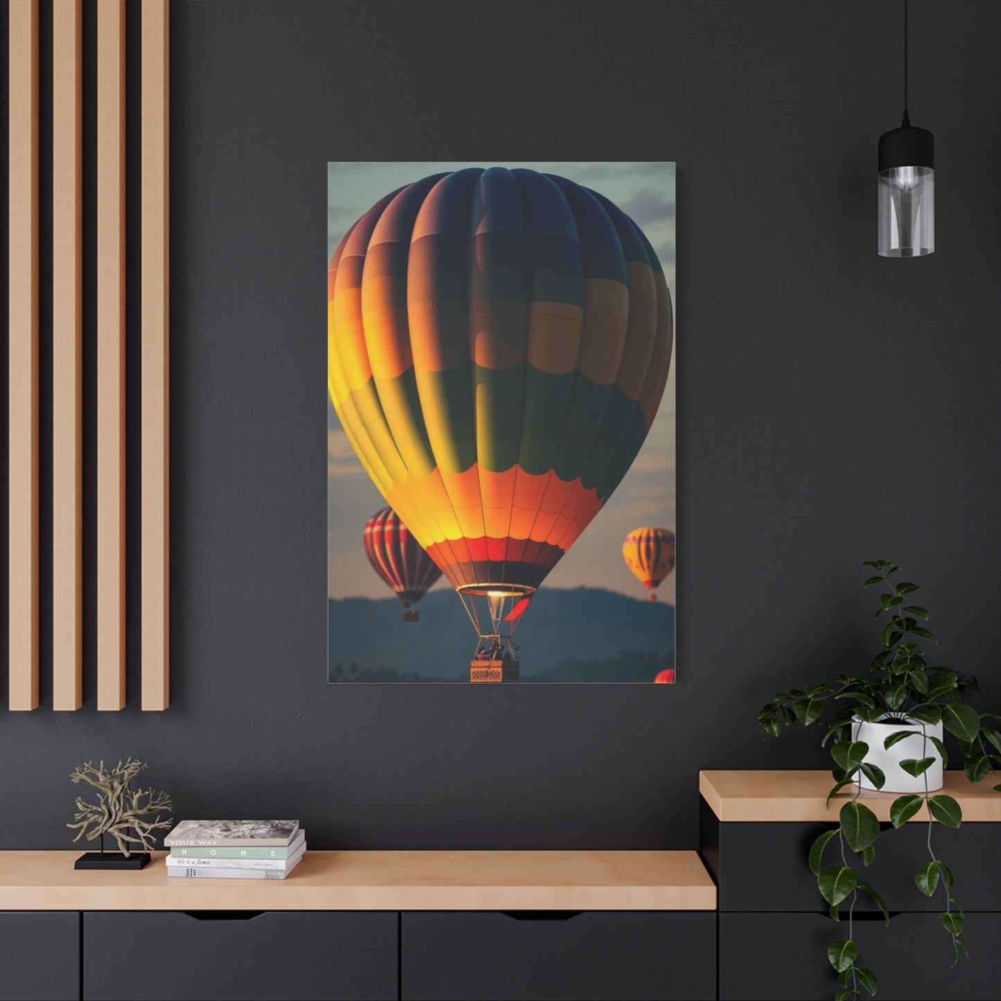 Hot Air Balloon Art Refined Canvas Wall Art & Canvas Print