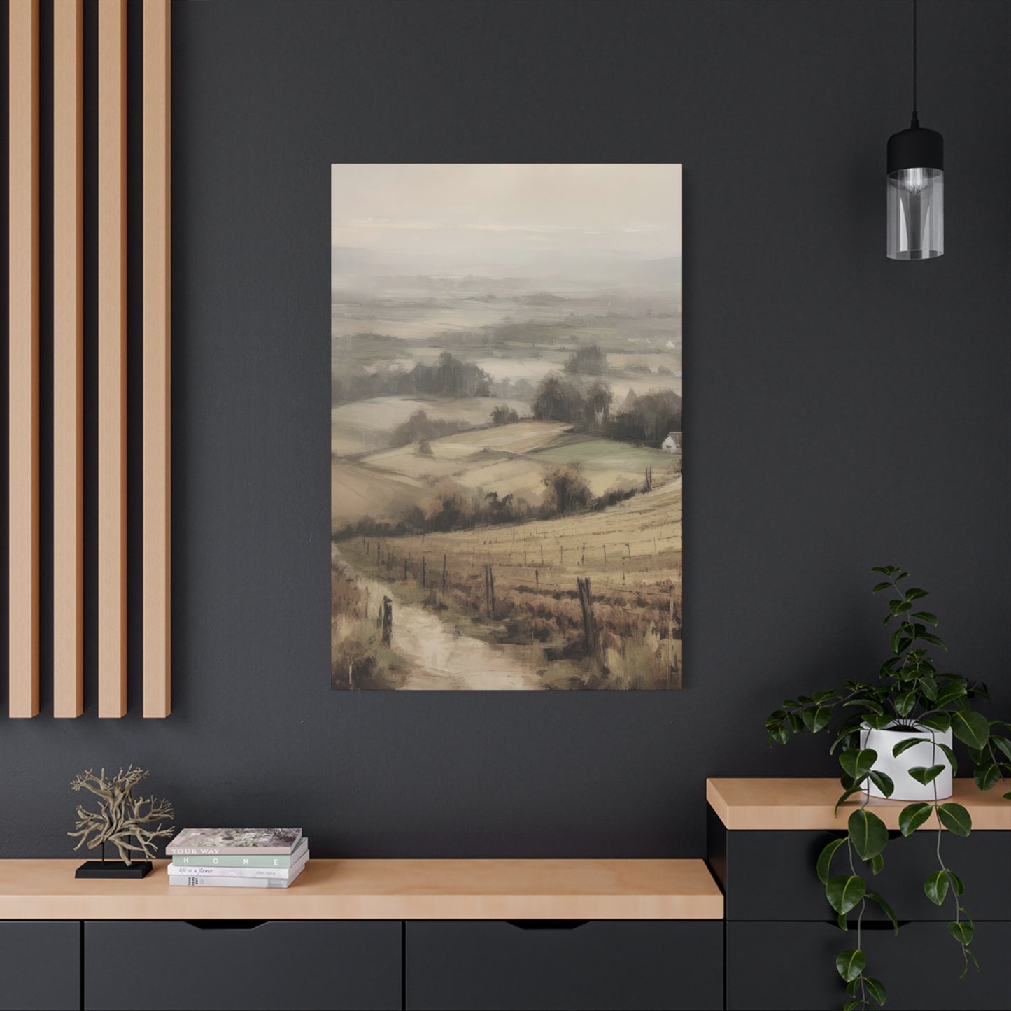 Foggy Countryside Wall Art & Canvas Prints
